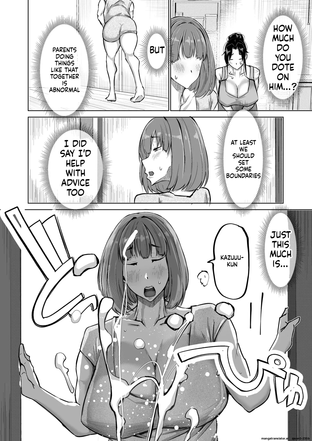 Won't You Jerk Off My Son's Cock? ~a Mother Whose Masturbation-monkey Son's Sexual Needs Became Way Too Much Trouble Asks Her Mom Friend For Handjob Advice~ page 45