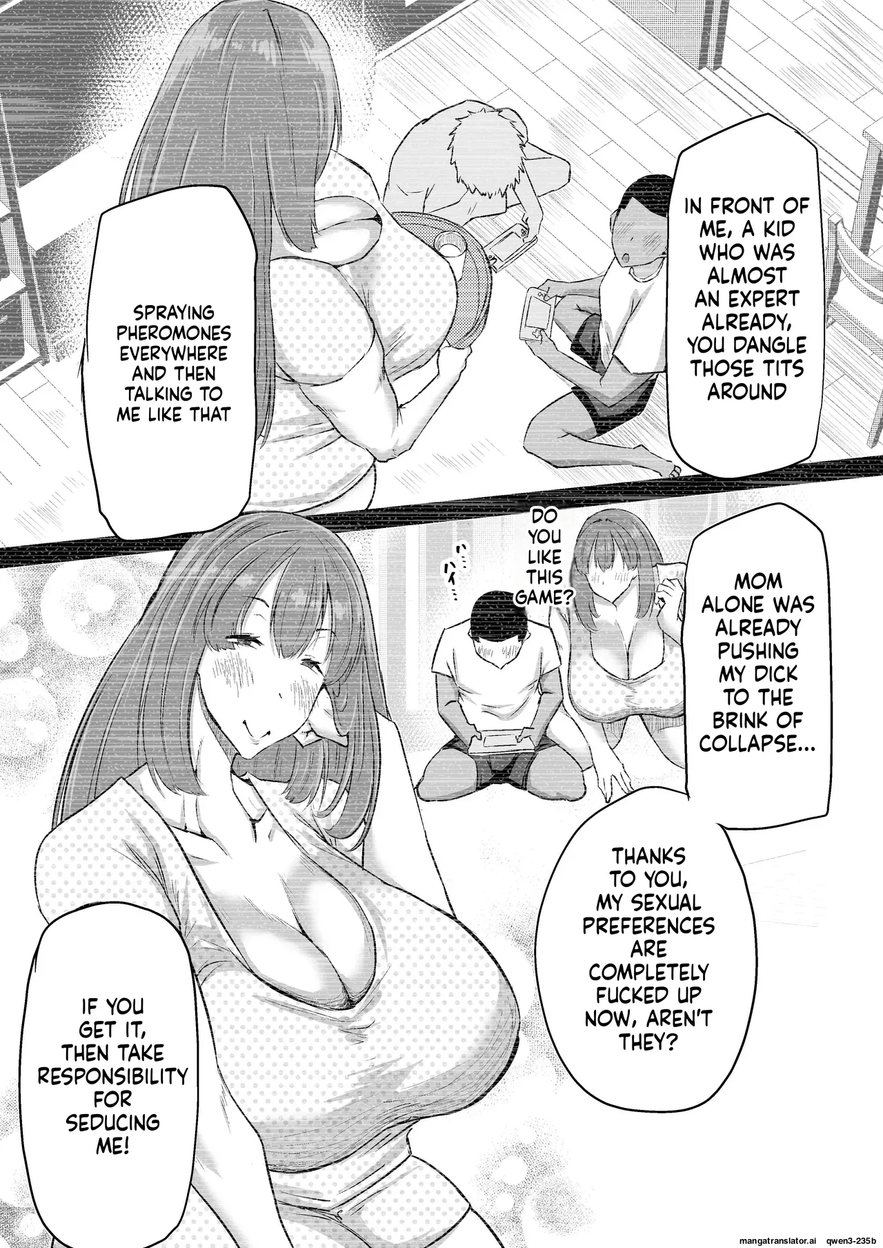 Won't You Jerk Off My Son's Cock? ~a Mother Whose Masturbation-monkey Son's Sexual Needs Became Way Too Much Trouble Asks Her Mom Friend For Handjob Advice~ page 55