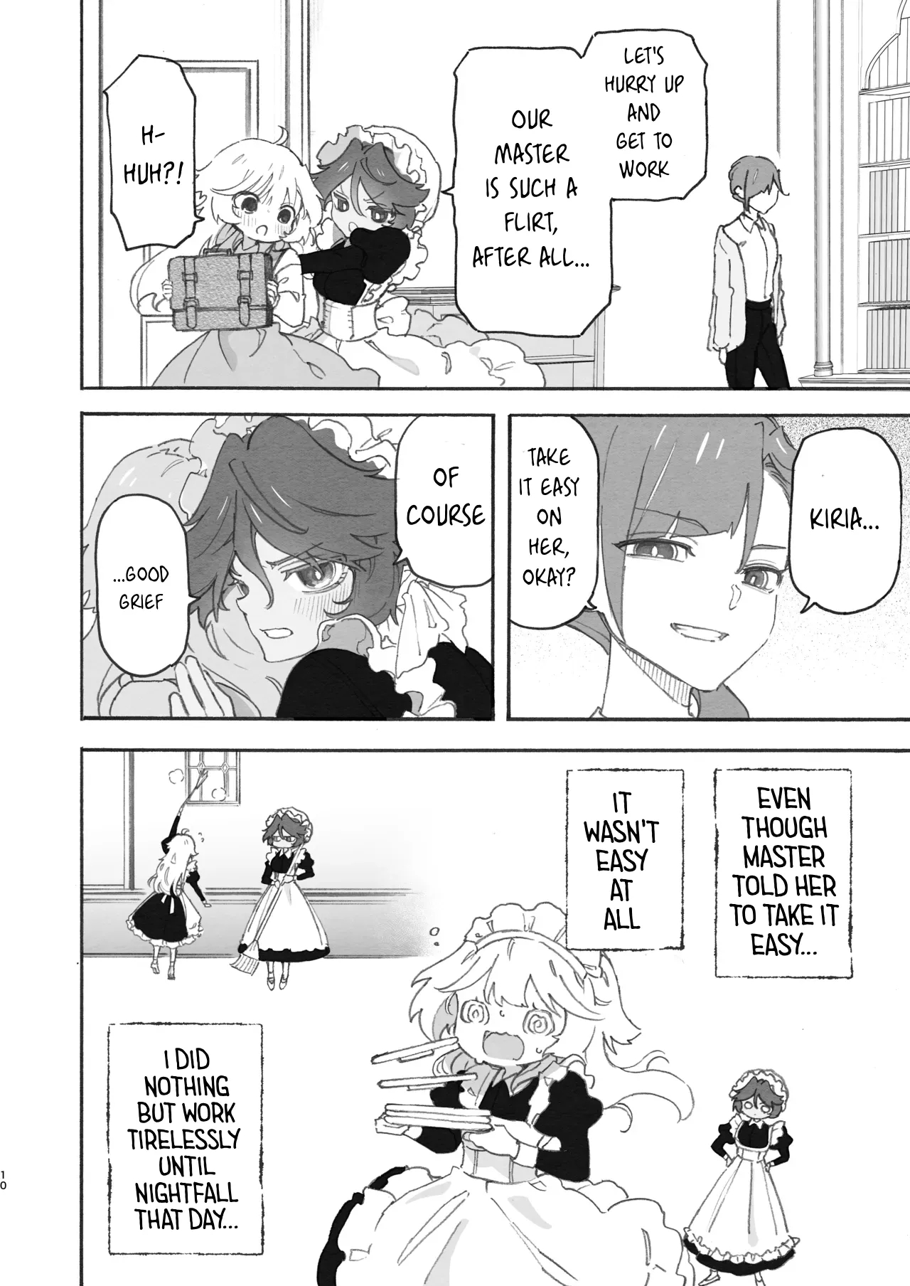 Yuri Service: The Seductive Master And Lewd Maid page 10