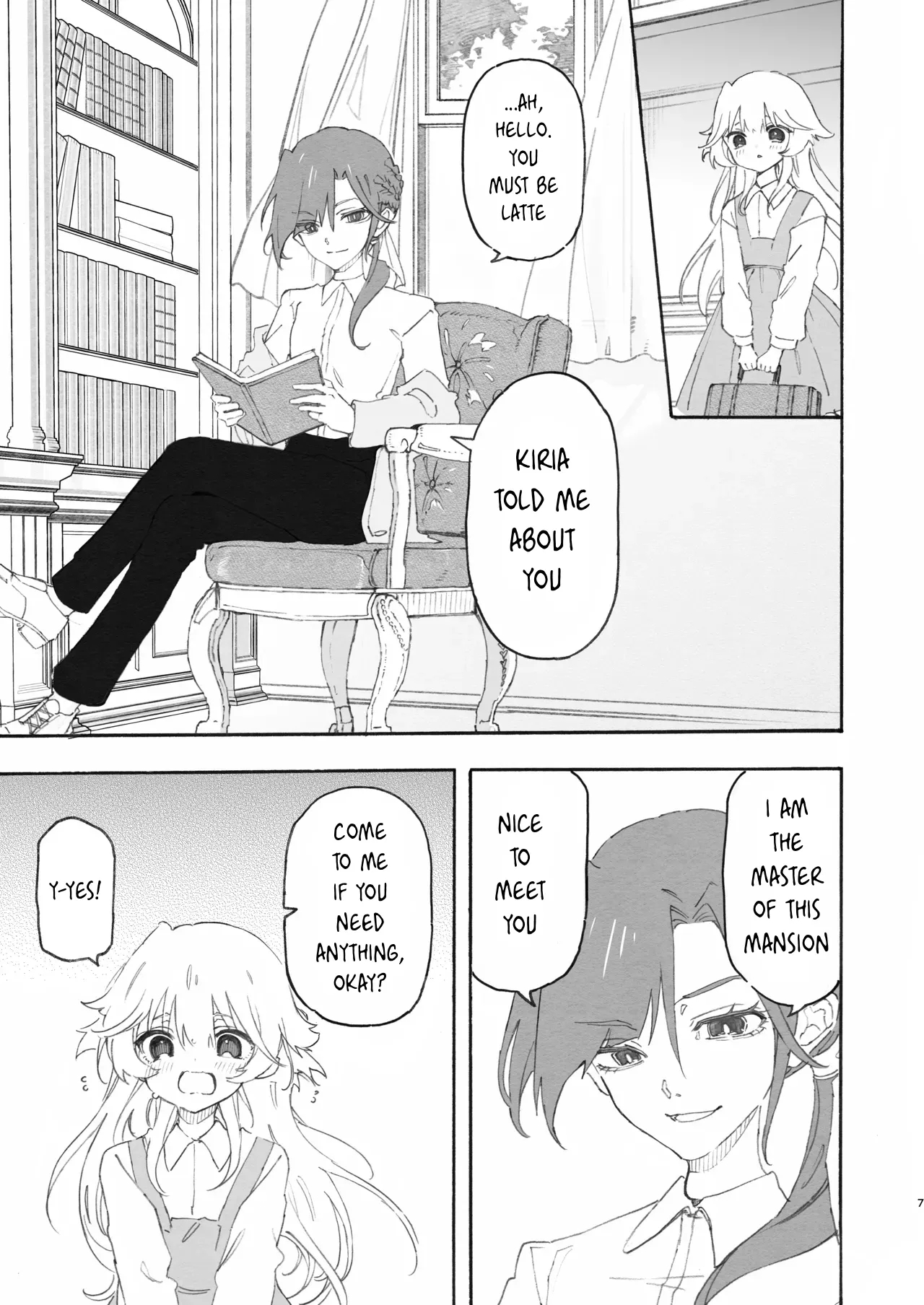 Yuri Service: The Seductive Master And Lewd Maid page 7
