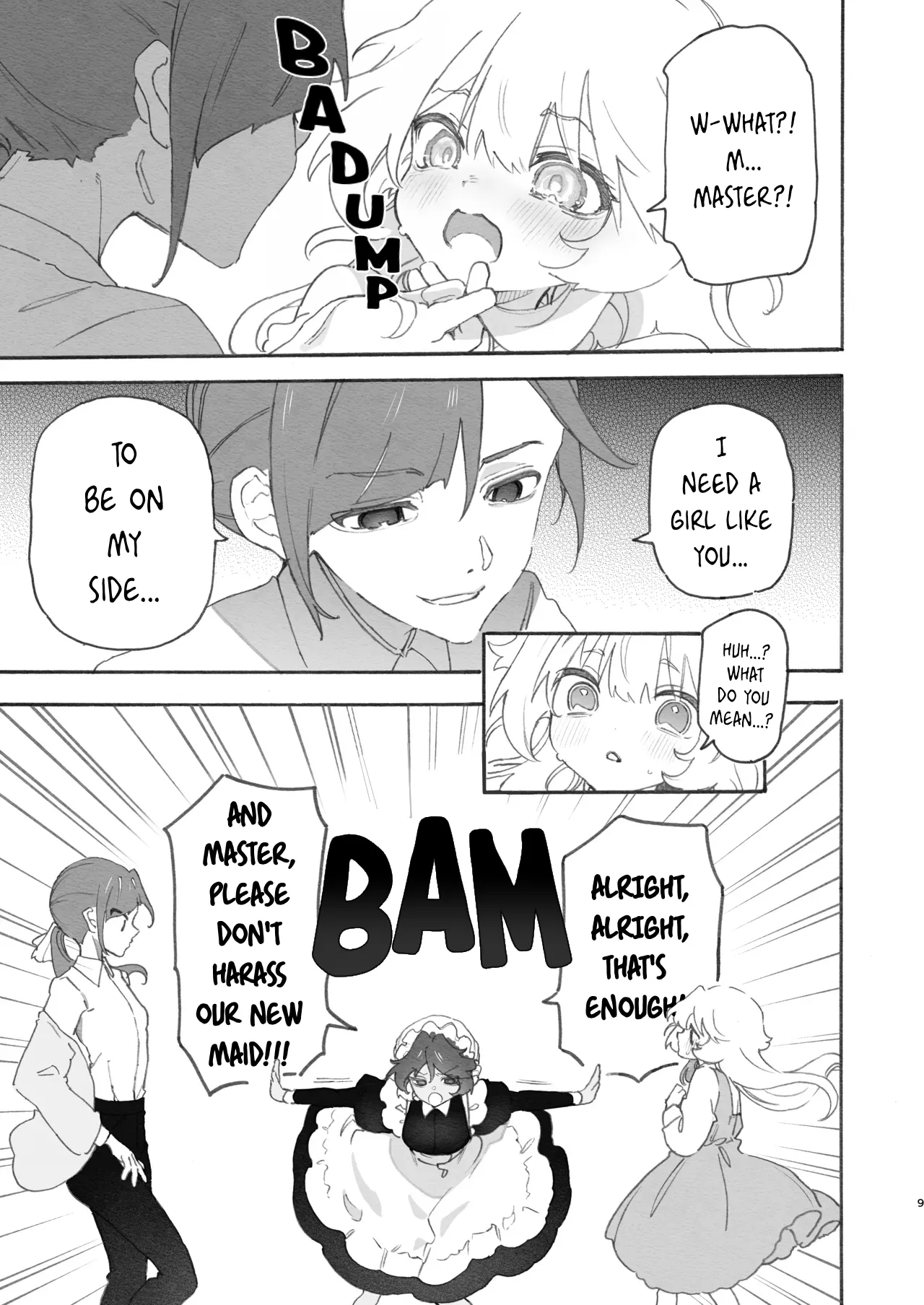 Yuri Service: The Seductive Master And Lewd Maid page 9