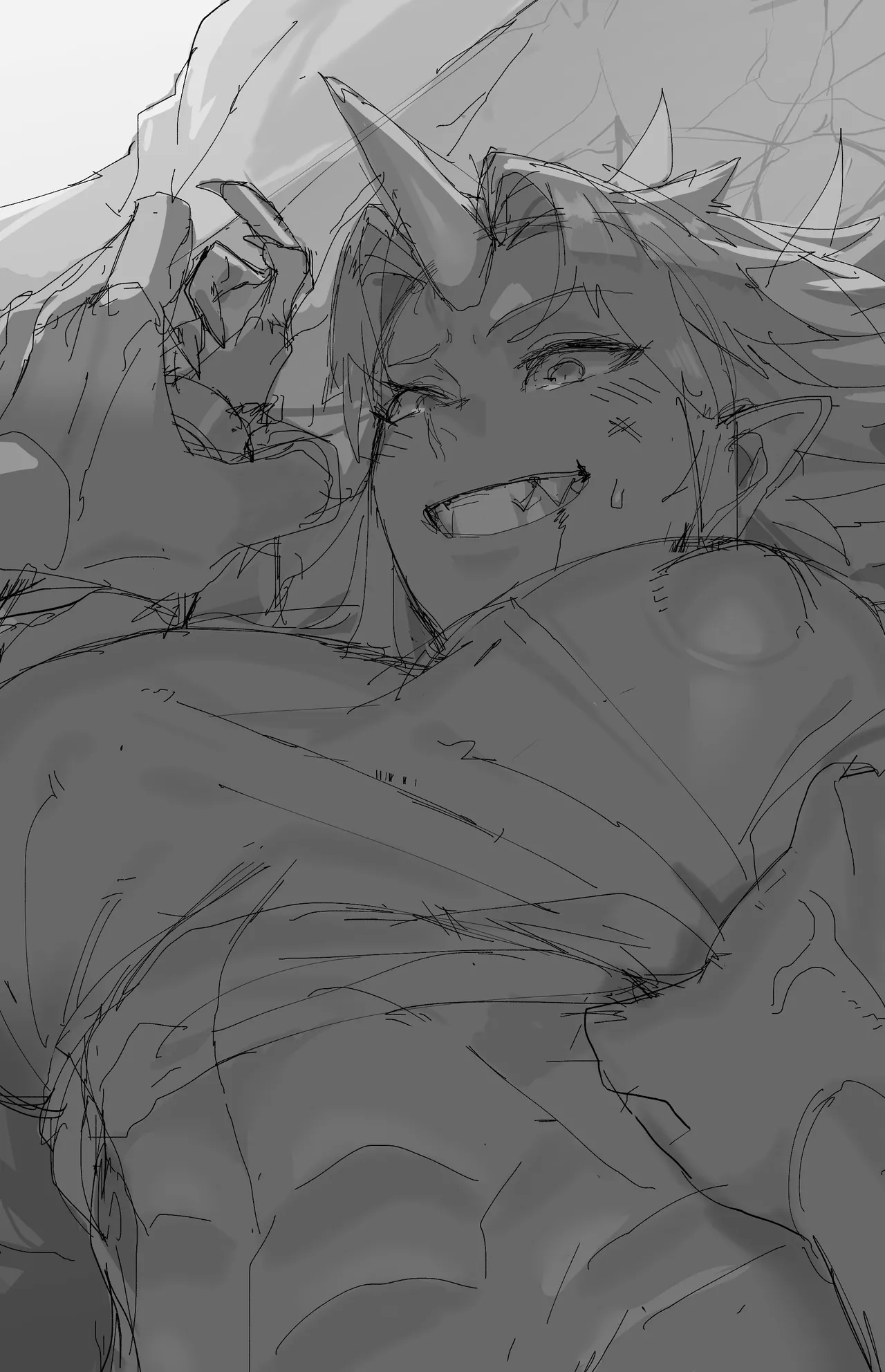 Yuugi Locked In A Grapple With An Orc 2 page 42