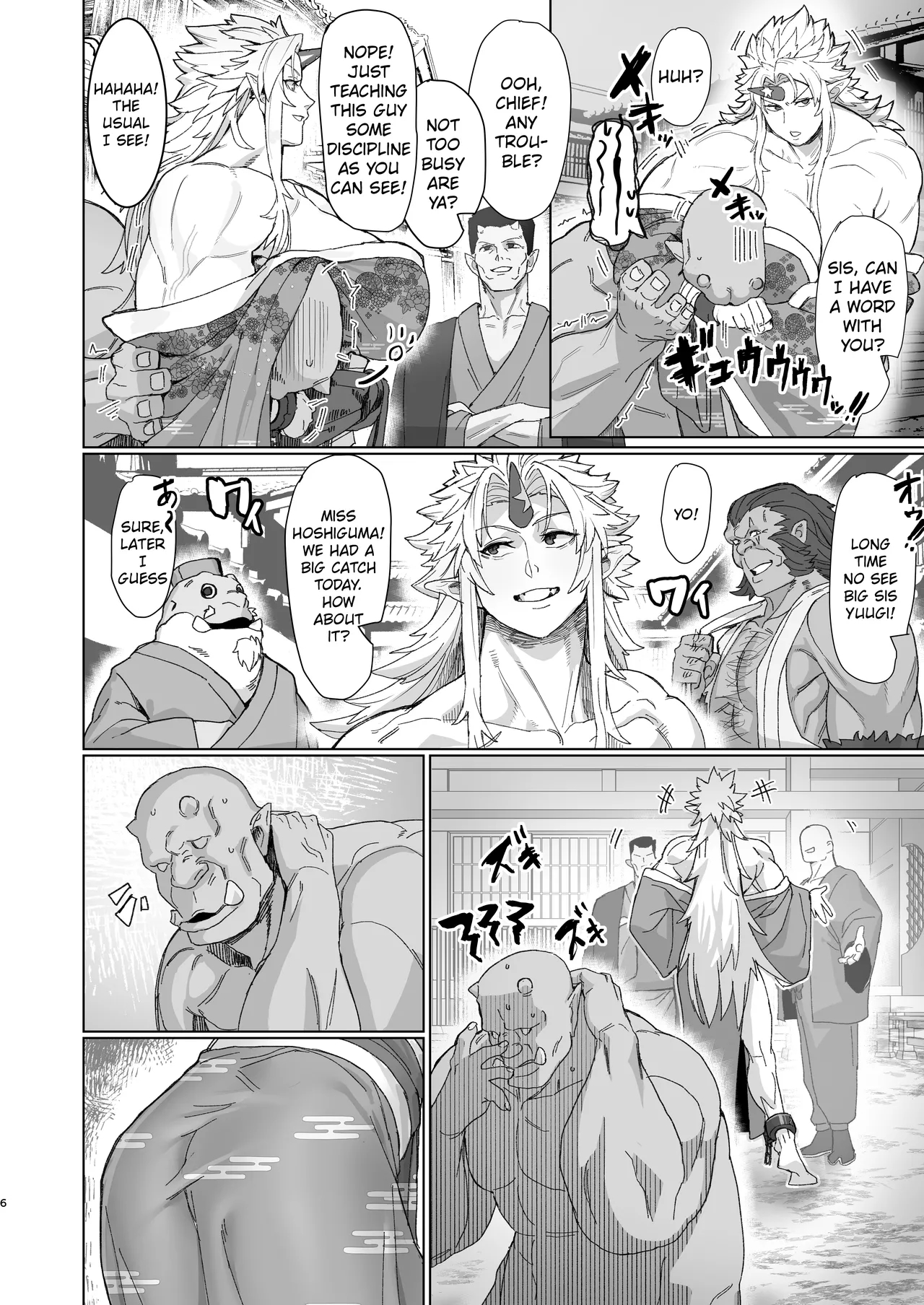 Yuugi Locked In A Grapple With An Orc 2 page 5