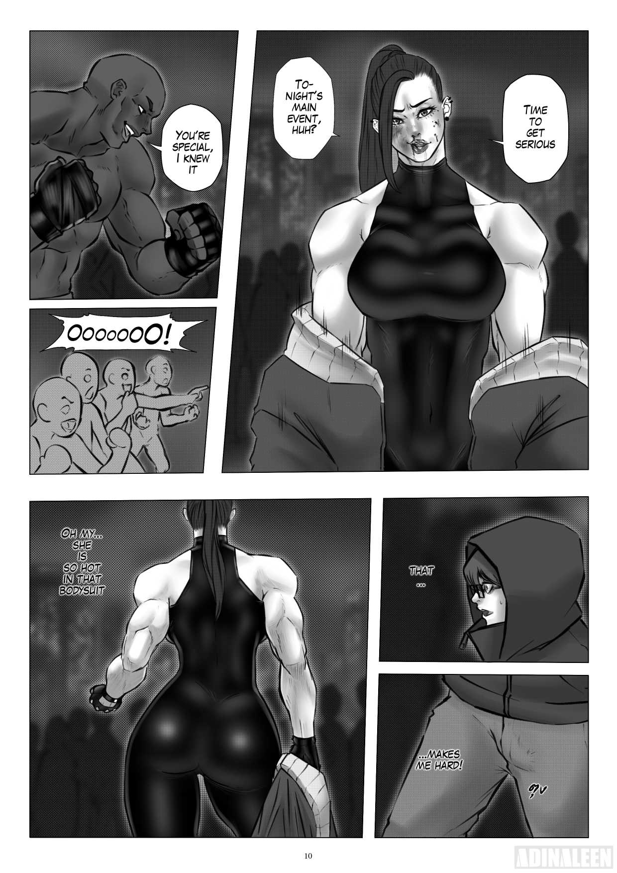 A Beautiful Housewife Who Sneaks Out In The Middle Of The Night To Join An Illegal Underground Fight Club page 9