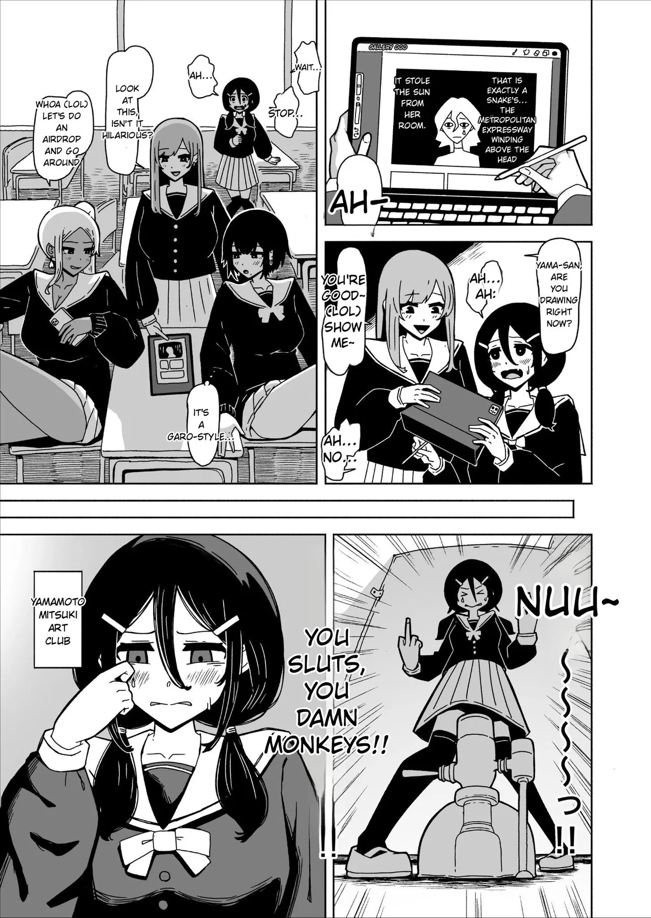 A Futanari Introvert Who Eventually Sets Up A Sex Room And Has Wild Sex With The Class Gals page 1