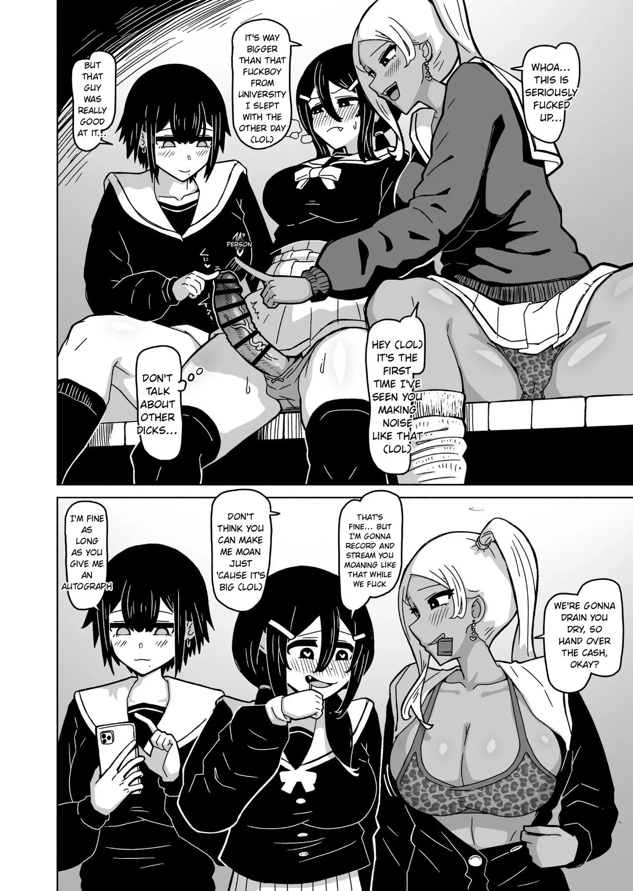 A Futanari Introvert Who Eventually Sets Up A Sex Room And Has Wild Sex With The Class Gals page 29
