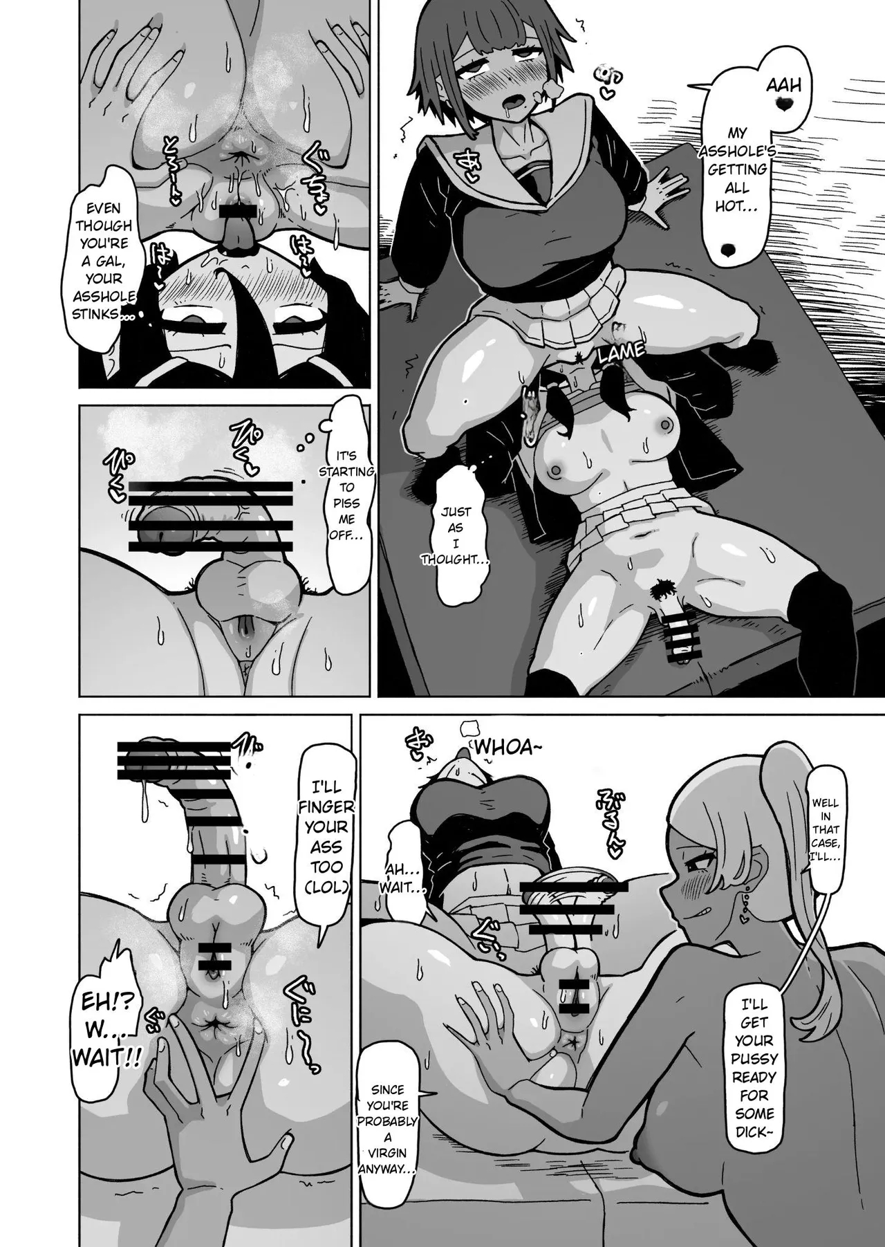 A Futanari Introvert Who Eventually Sets Up A Sex Room And Has Wild Sex With The Class Gals page 37