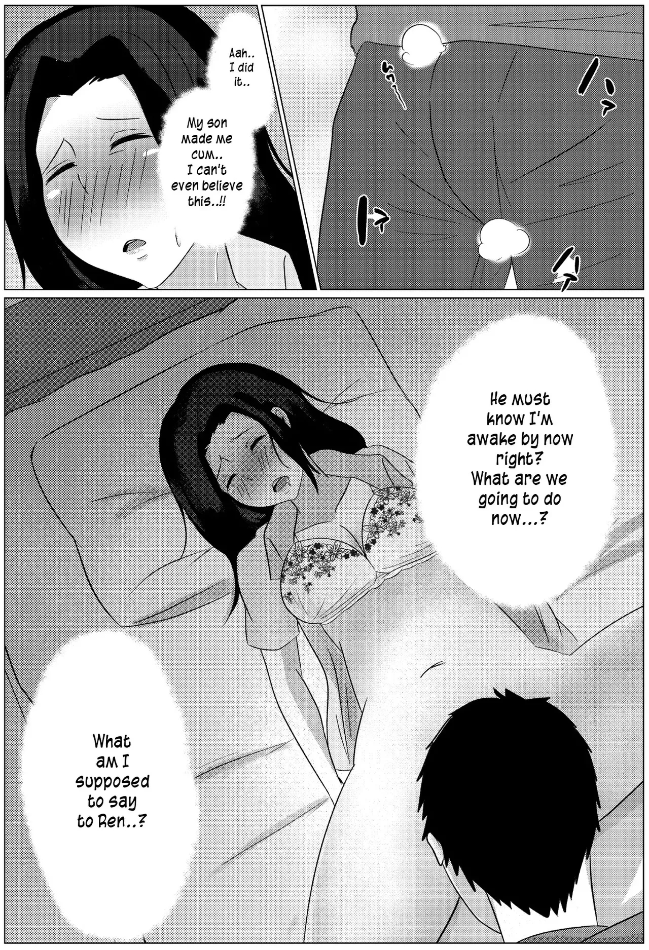 A Late Night Visit Leads To A Mother And Son's Marital Sex Life Together page 24