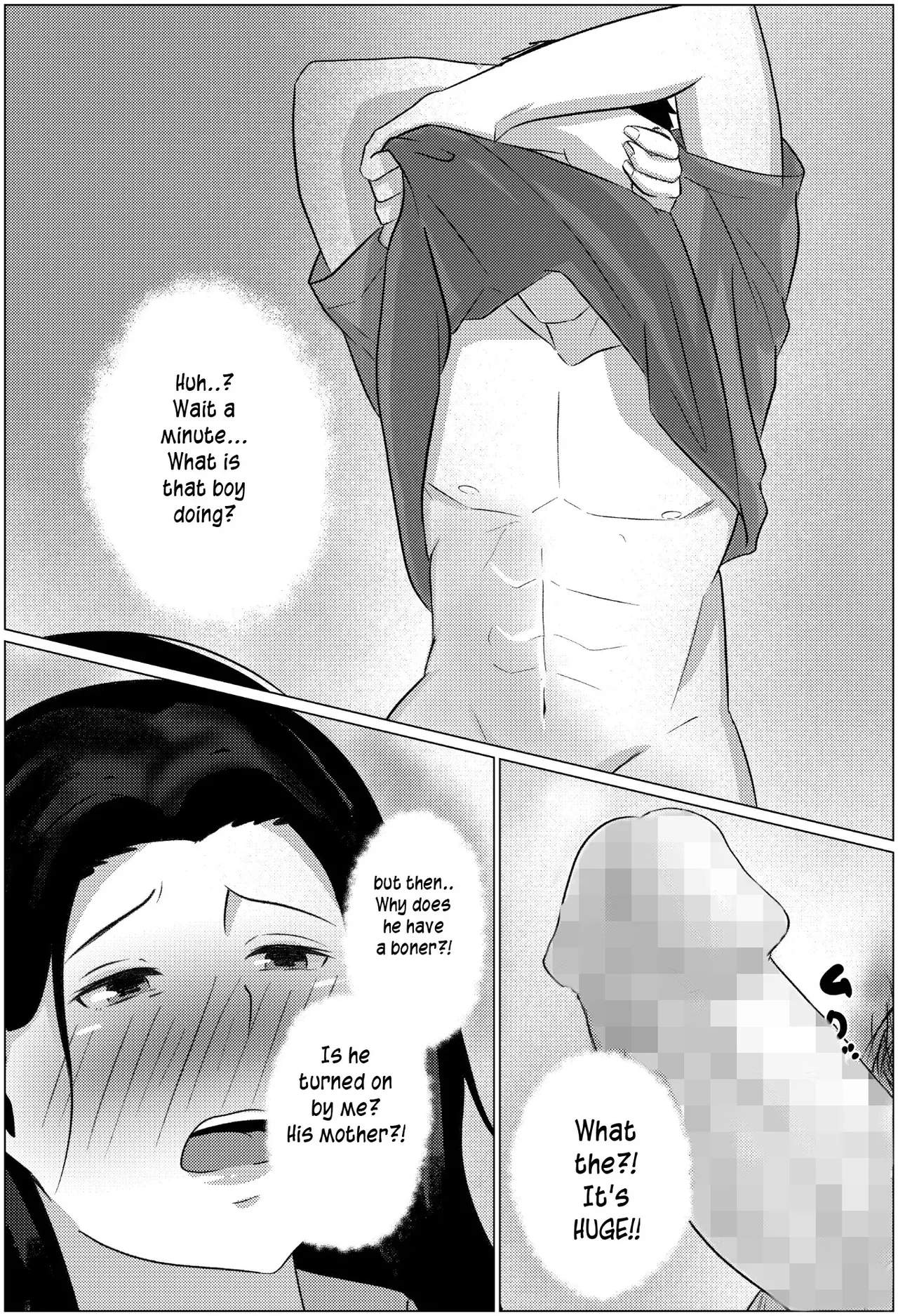 A Late Night Visit Leads To A Mother And Son's Marital Sex Life Together page 25