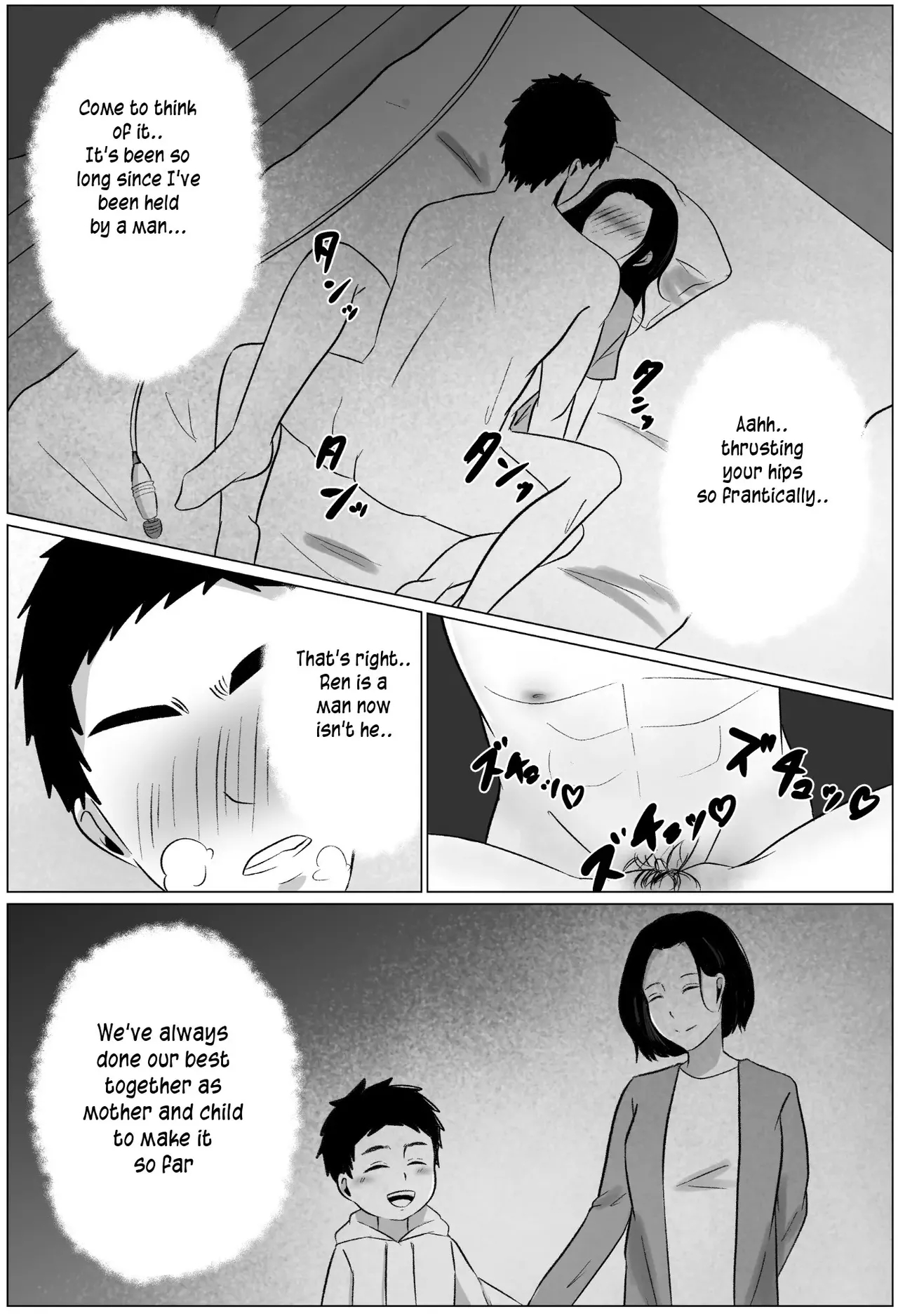 A Late Night Visit Leads To A Mother And Son's Marital Sex Life Together page 28