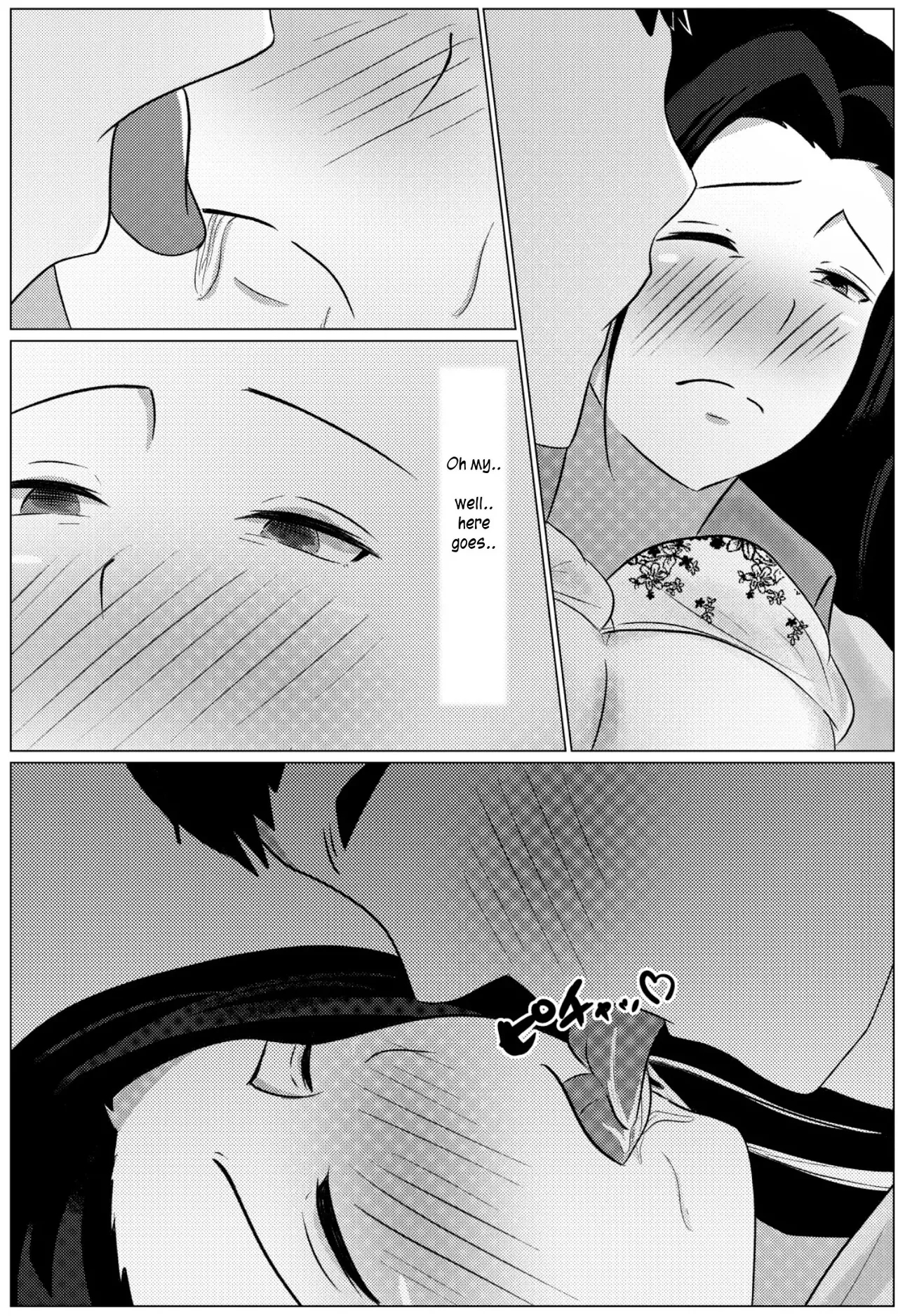 A Late Night Visit Leads To A Mother And Son's Marital Sex Life Together page 32
