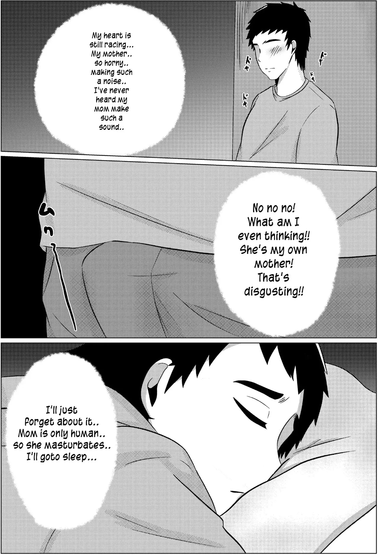 A Late Night Visit Leads To A Mother And Son's Marital Sex Life Together page 8