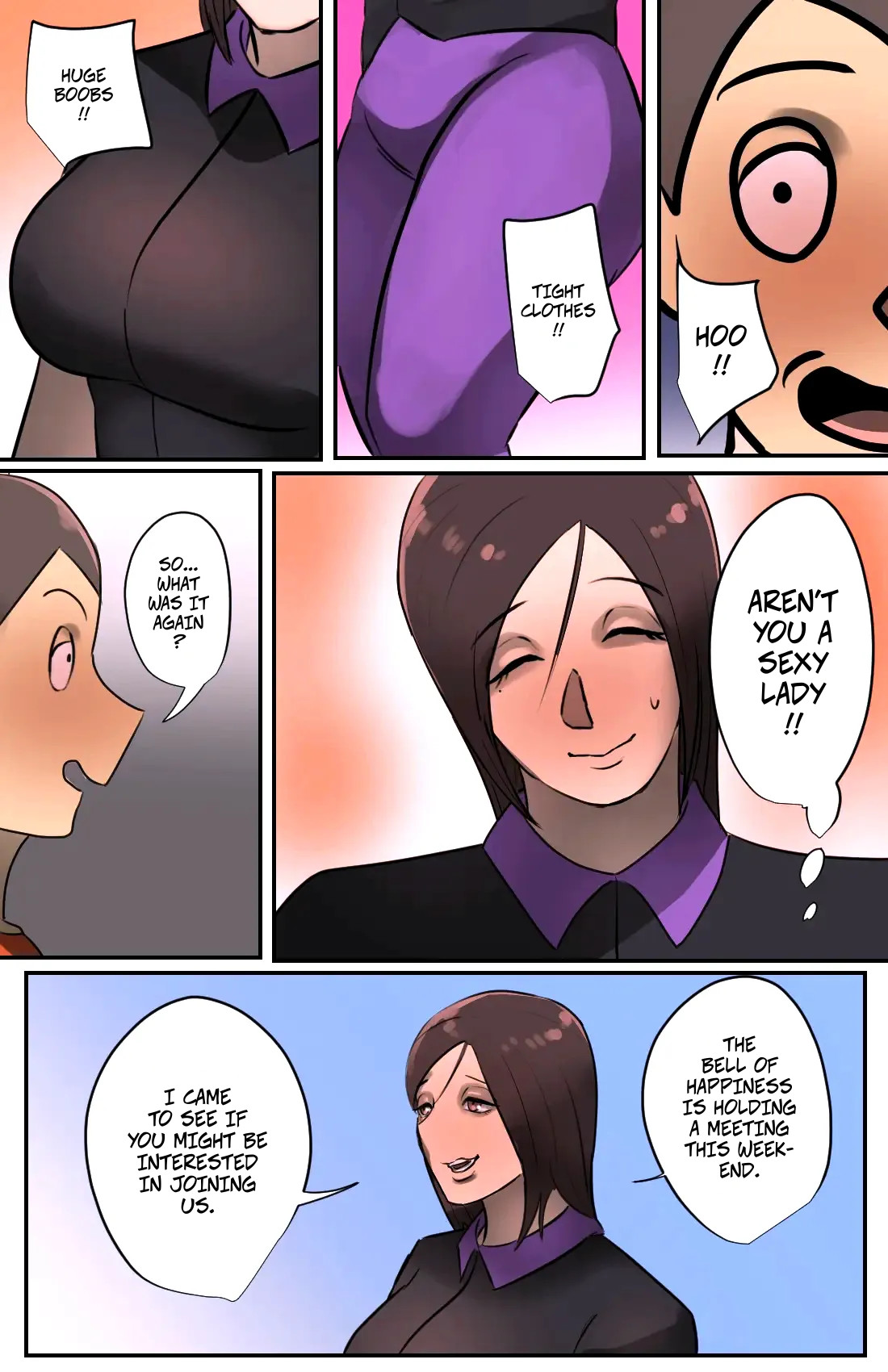 A Saleswoman Interrupted Me While I Was Jerking-off -- Genkan O Aketara Iru Kanyuu Oba-san page 5