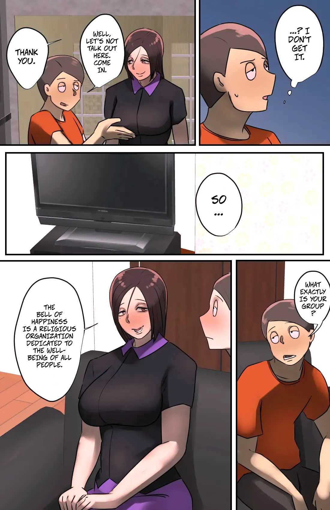 A Saleswoman Interrupted Me While I Was Jerking-off -- Genkan O Aketara Iru Kanyuu Oba-san page 6