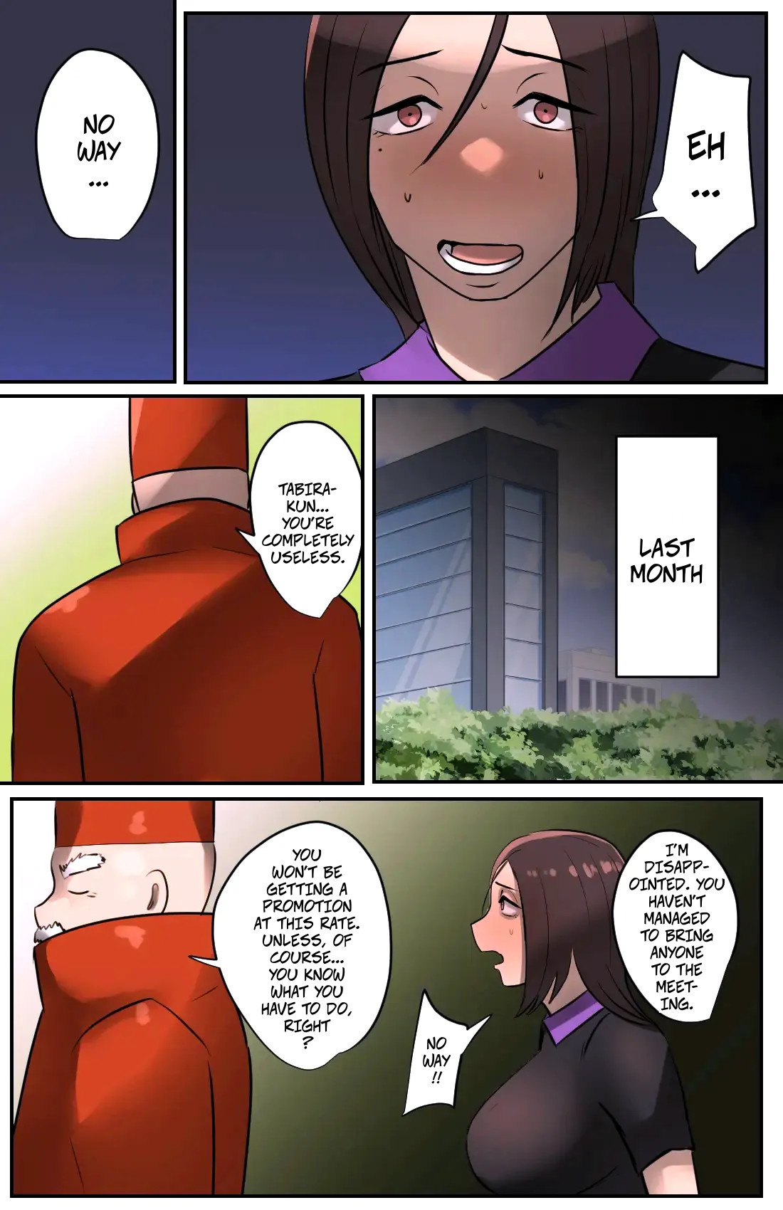 A Saleswoman Interrupted Me While I Was Jerking-off -- Genkan O Aketara Iru Kanyuu Oba-san page 8