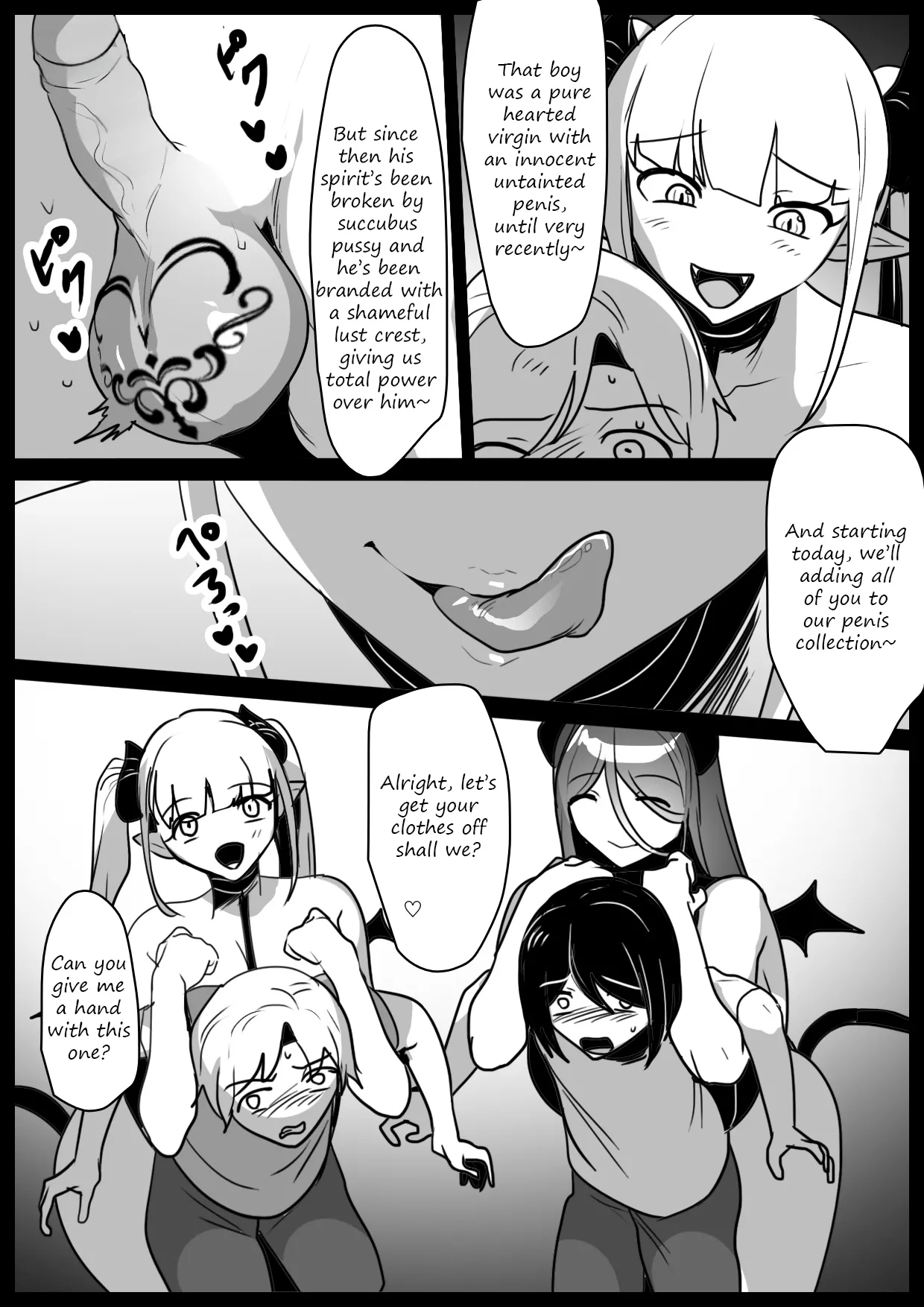 A Story About Evil Succubi Adding Penises To Their Collection page 6