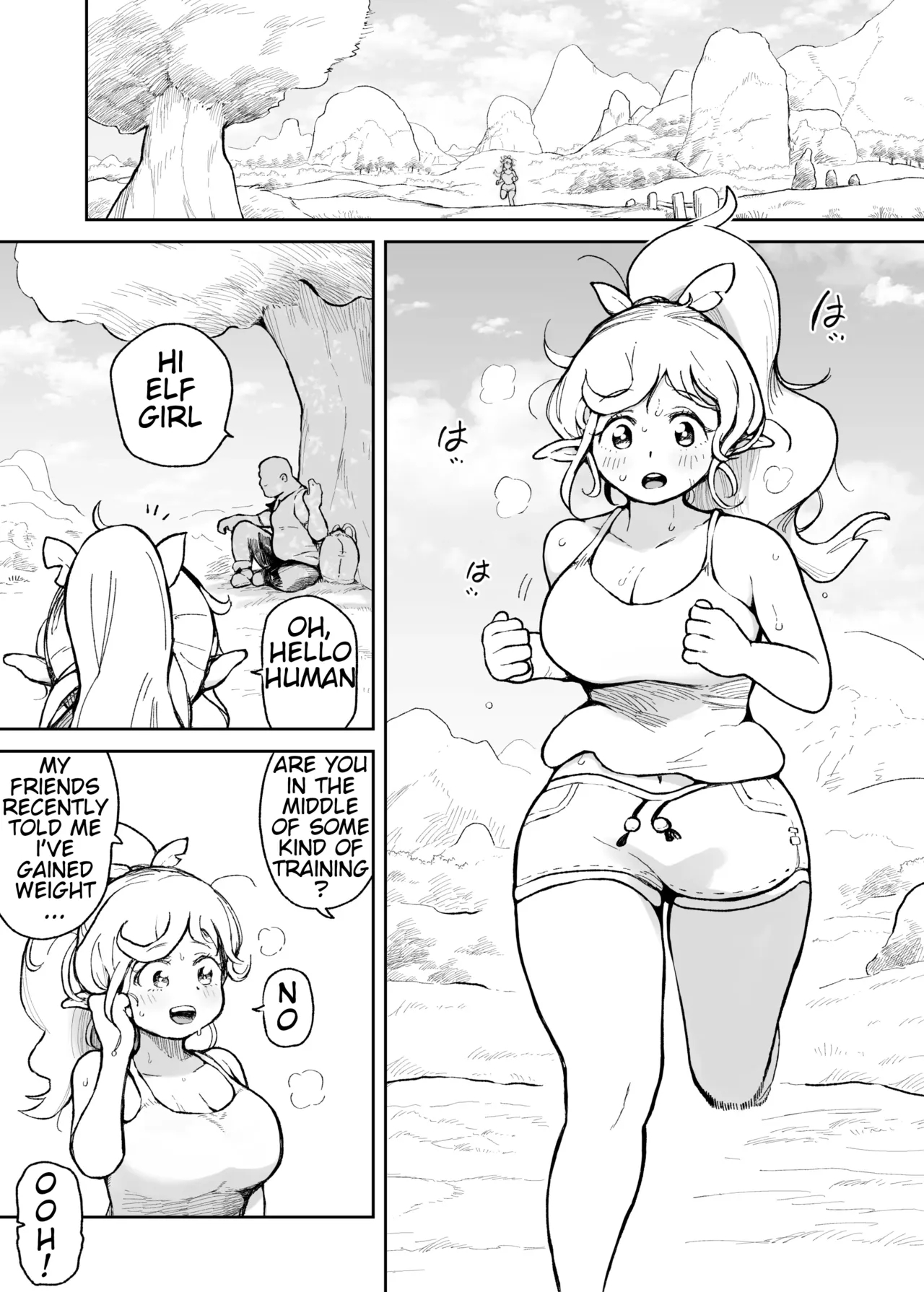 An Elf Who Wants To Break A Good Sweat page 1