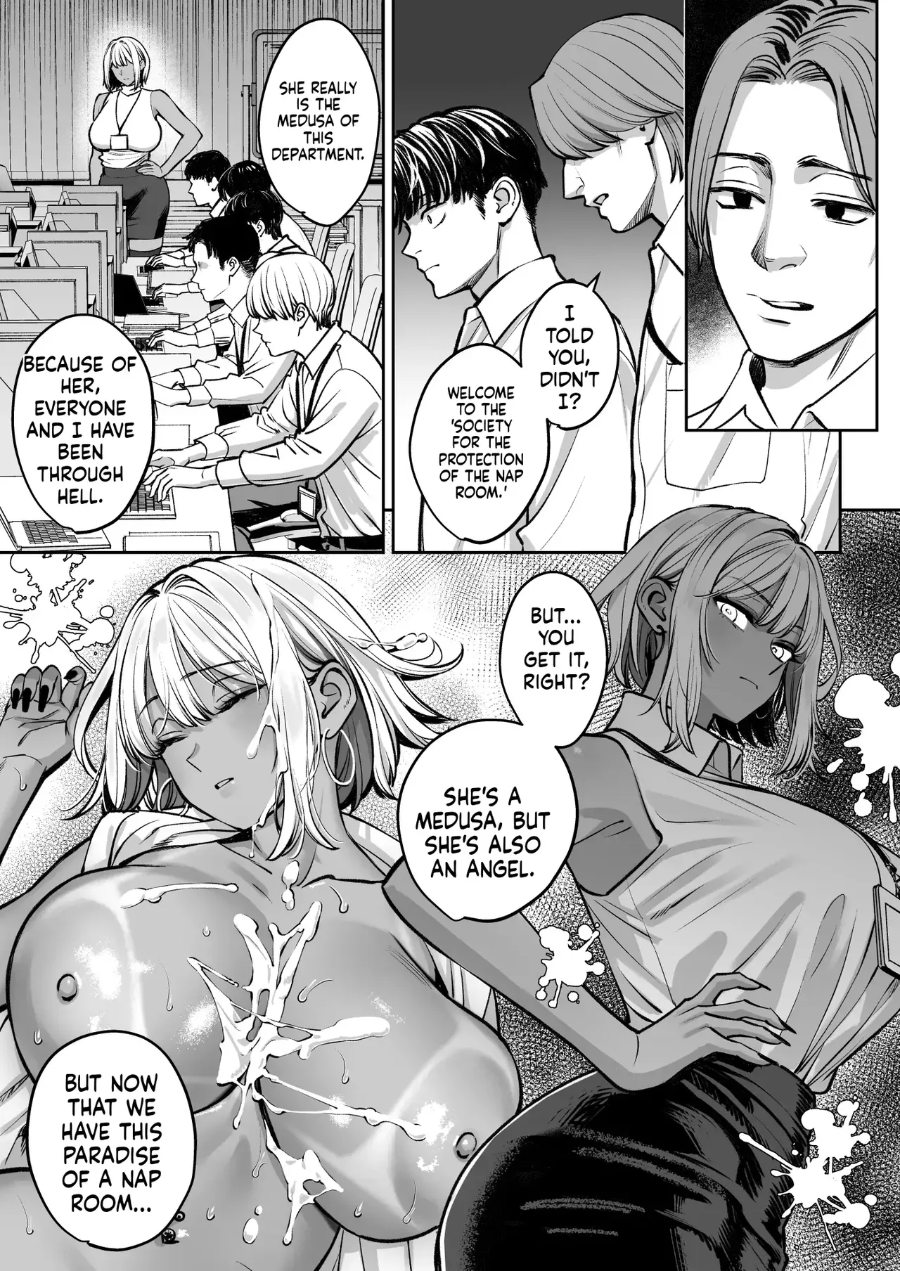 Black Kigyou No Kamin Shitsu Ga Yari Beya Ni Natteta Hanashi page 38