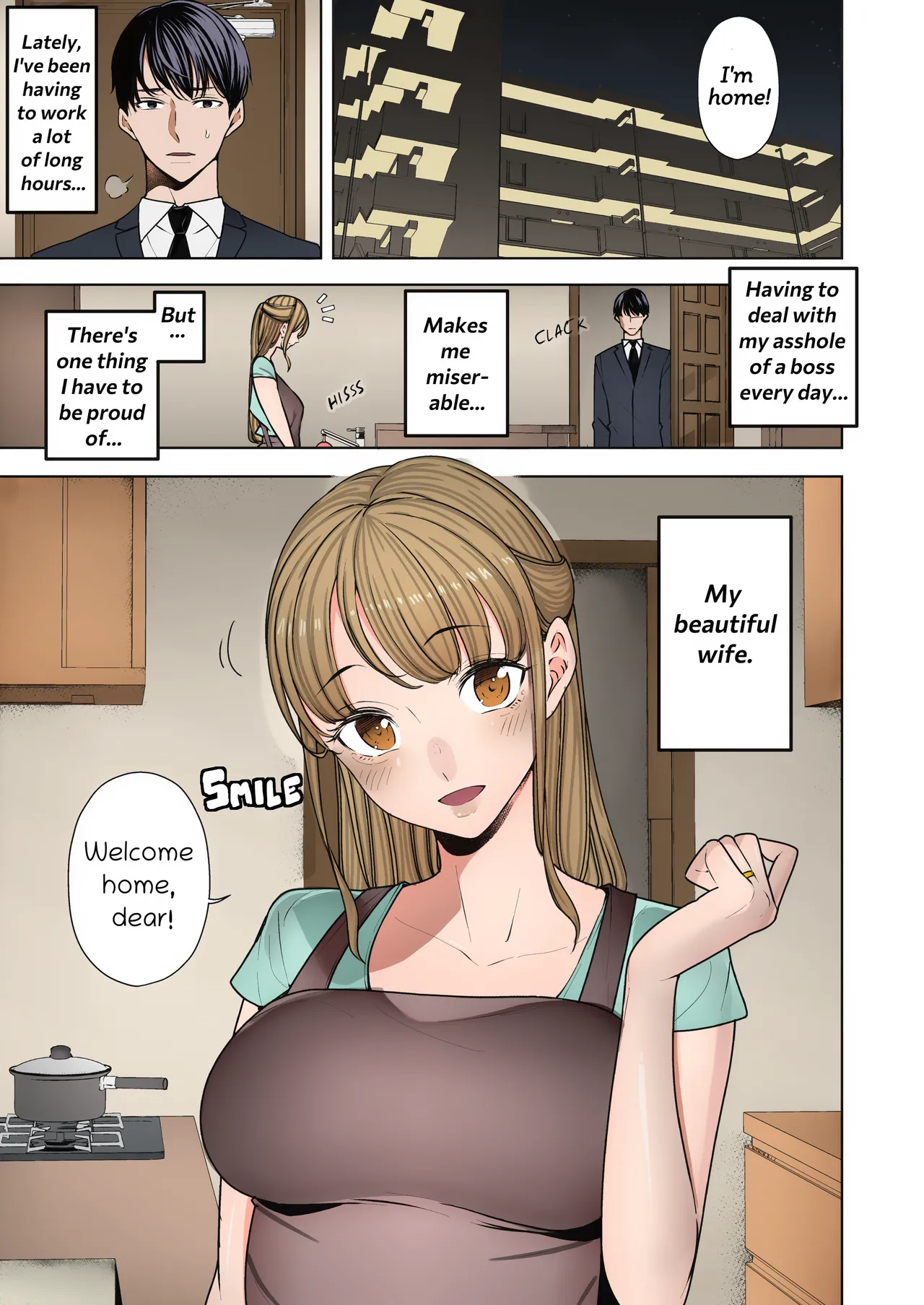 Boku Wa Tsuma Ga Netorare Nando Mo Ikasareru Sugata O Mitsuzuketa- I Kept Watching While A Man Made My Wife Cum Over And Over page 3