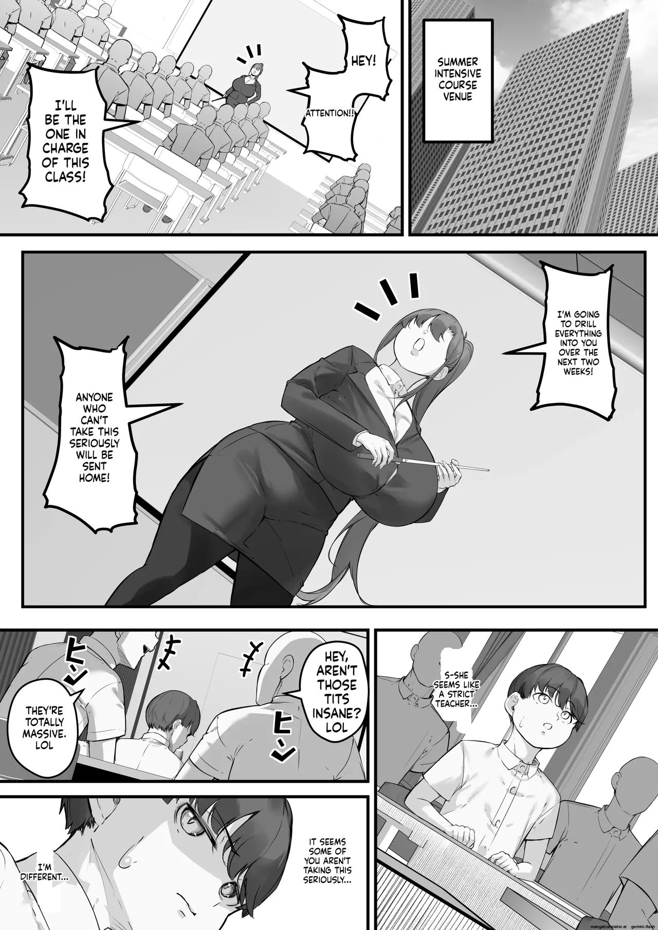 Chara Otoko Ni Netorareru Tare Deka Nagachichi Kaa-san 2 _ The Busty Mom With Long, Sagging Breasts Gets Seduced By A Playboy - Part 2 page 11