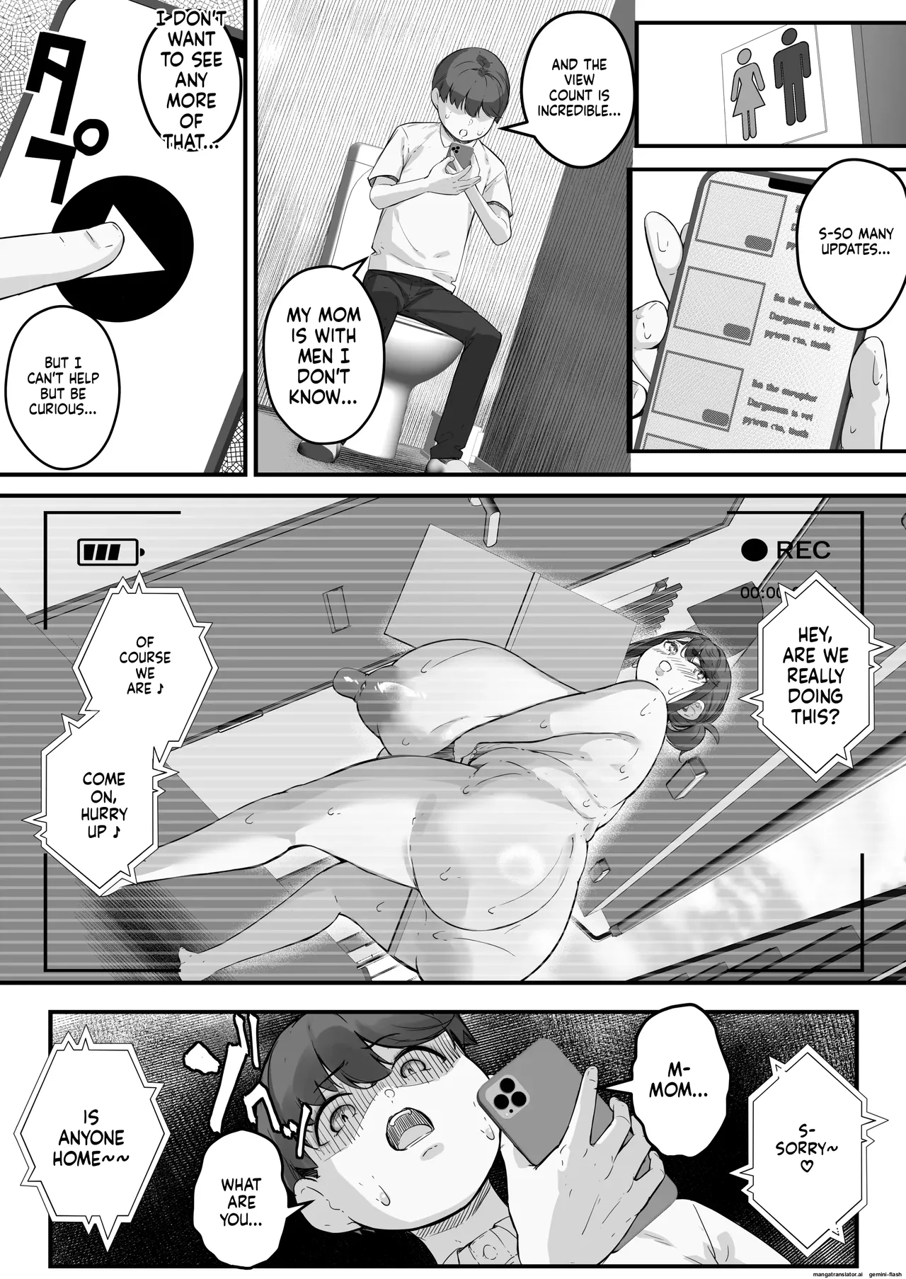 Chara Otoko Ni Netorareru Tare Deka Nagachichi Kaa-san 2 _ The Busty Mom With Long, Sagging Breasts Gets Seduced By A Playboy - Part 2 page 27