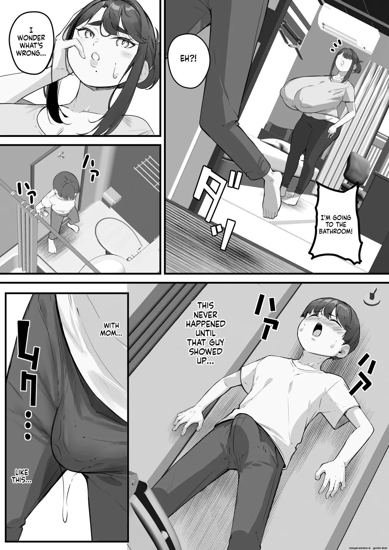 Chara Otoko Ni Netorareru Tare Deka Nagachichi Kaa-san 2 _ The Busty Mom With Long, Sagging Breasts Gets Seduced By A Playboy - Part 2 page 6