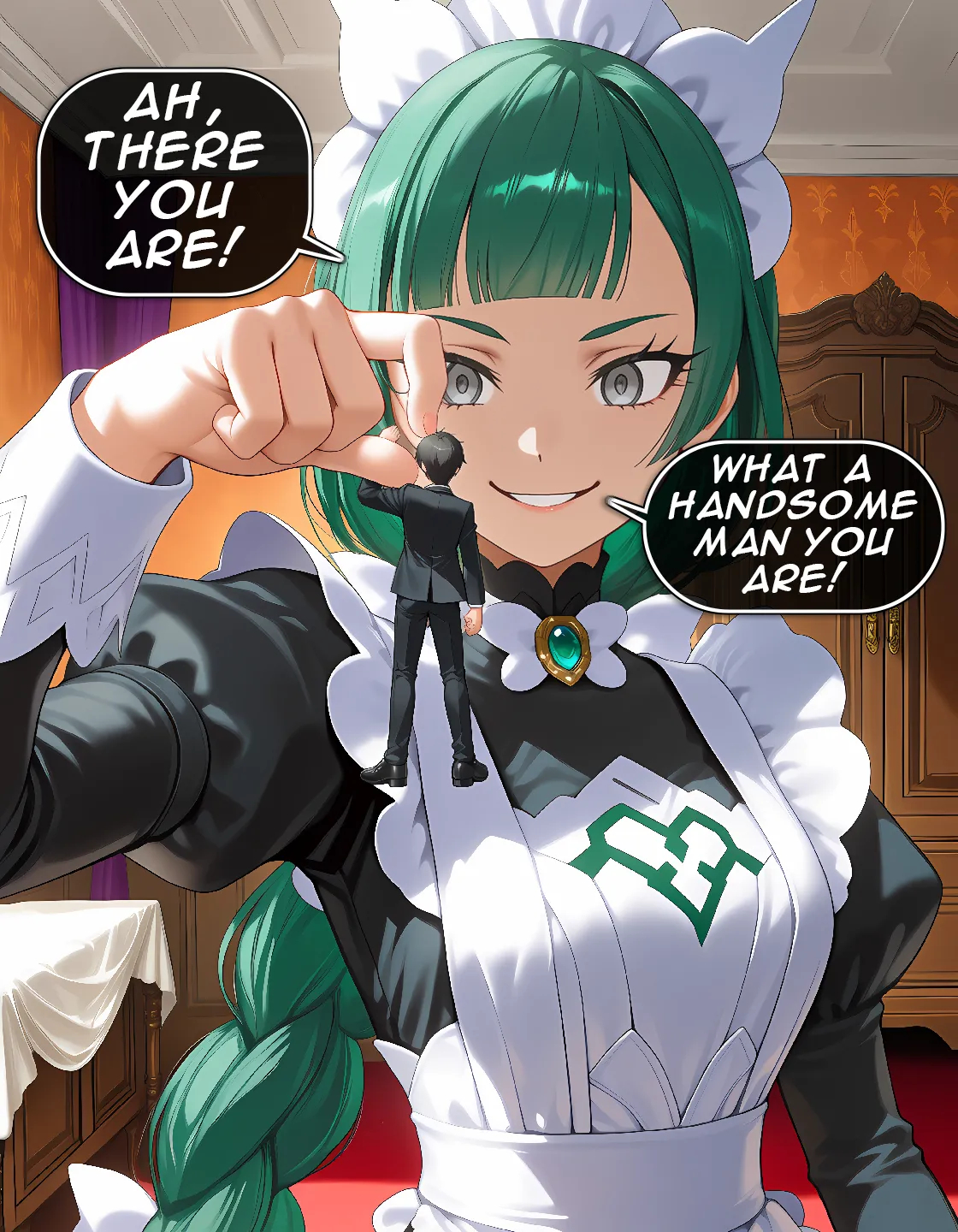 Comic - Giantess Lebanne Will Serve You Faithfully page 3
