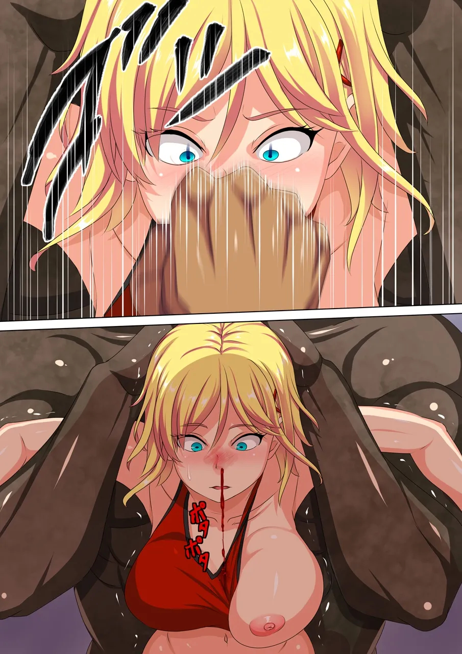 Defeated Heroine Gets Battered & Fucked: Boyish Heroine Sarah page 42