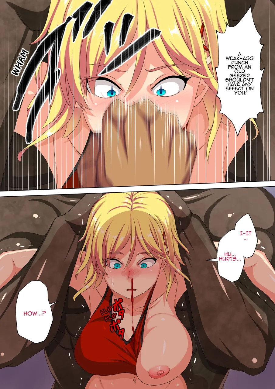Defeated Heroine Gets Battered & Fucked: Boyish Heroine Sarah page 8