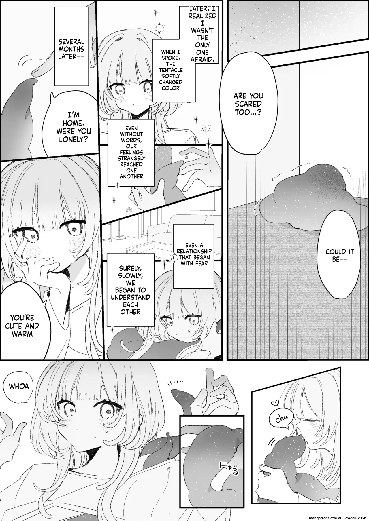 夜更かし触手えっち –猫っ毛学生が触手とあまあまえっちをするお話− page 5