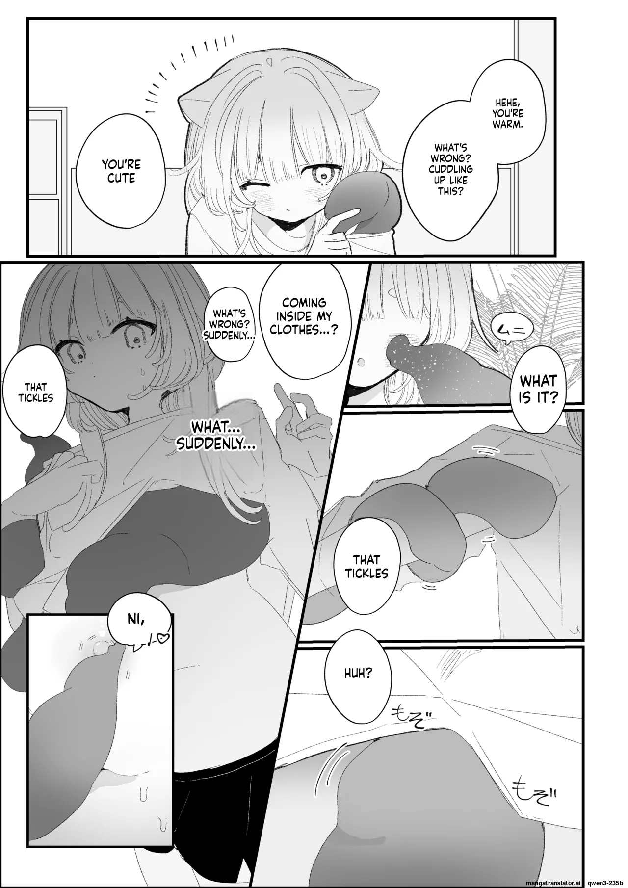 夜更かし触手えっち –猫っ毛学生が触手とあまあまえっちをするお話− page 6