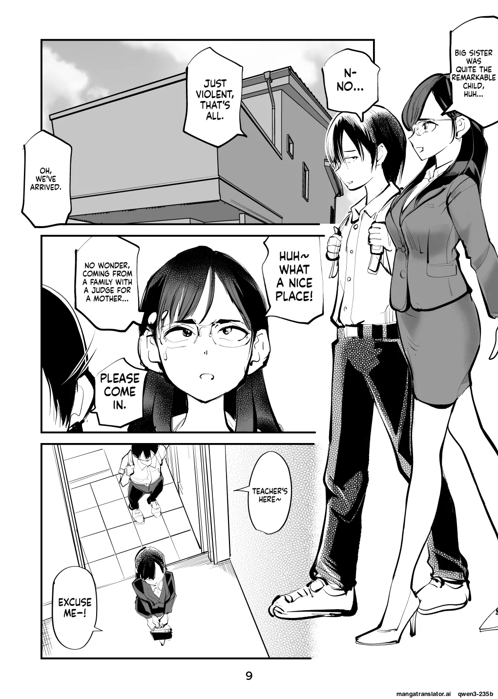 Electric Massage Siblings 7 Ball-busting Female Teacher page 9