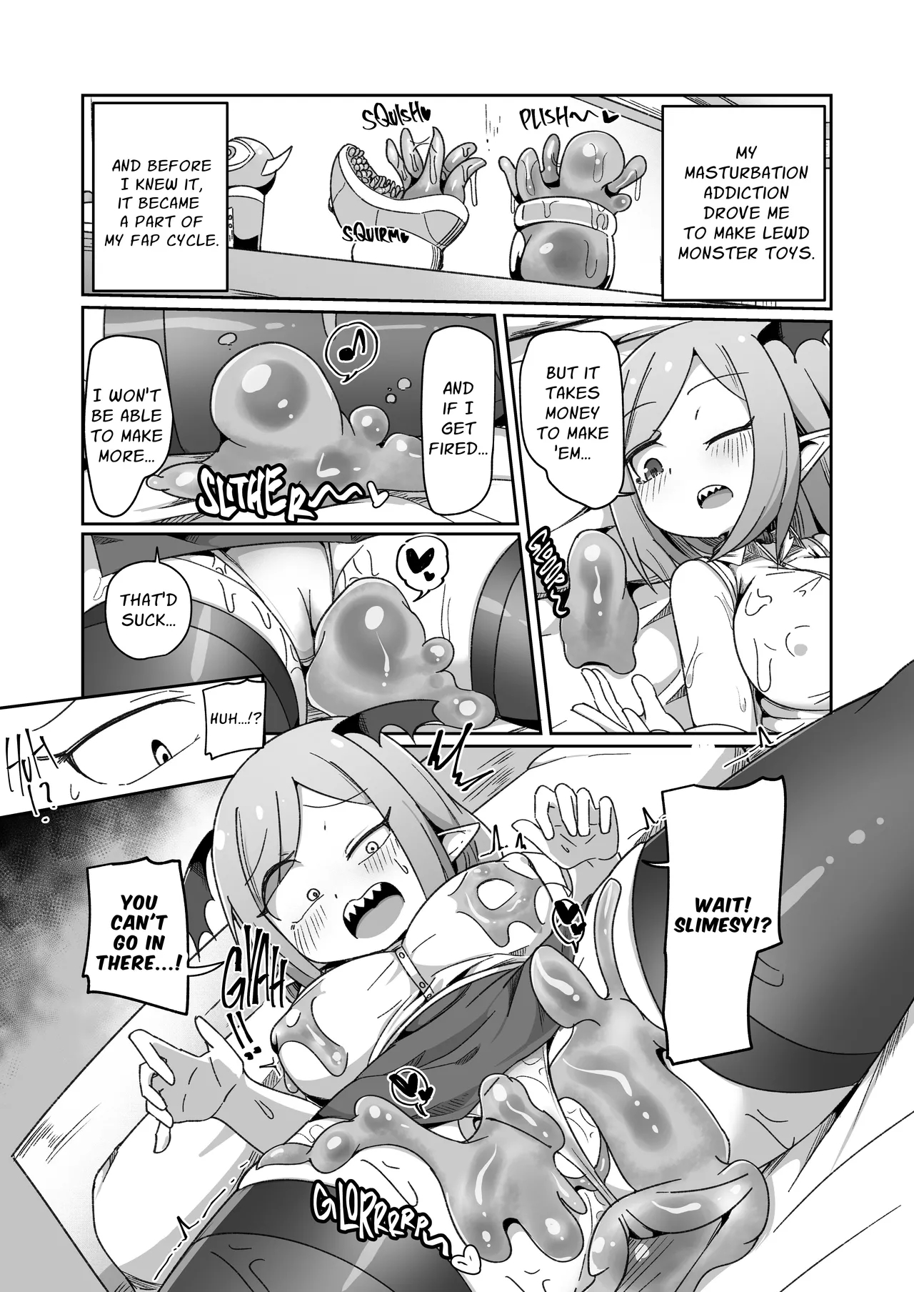Embezzlement, Ho: Wagie Monster-chan Builds Her Very Own Goon Cave Dungeon page 10