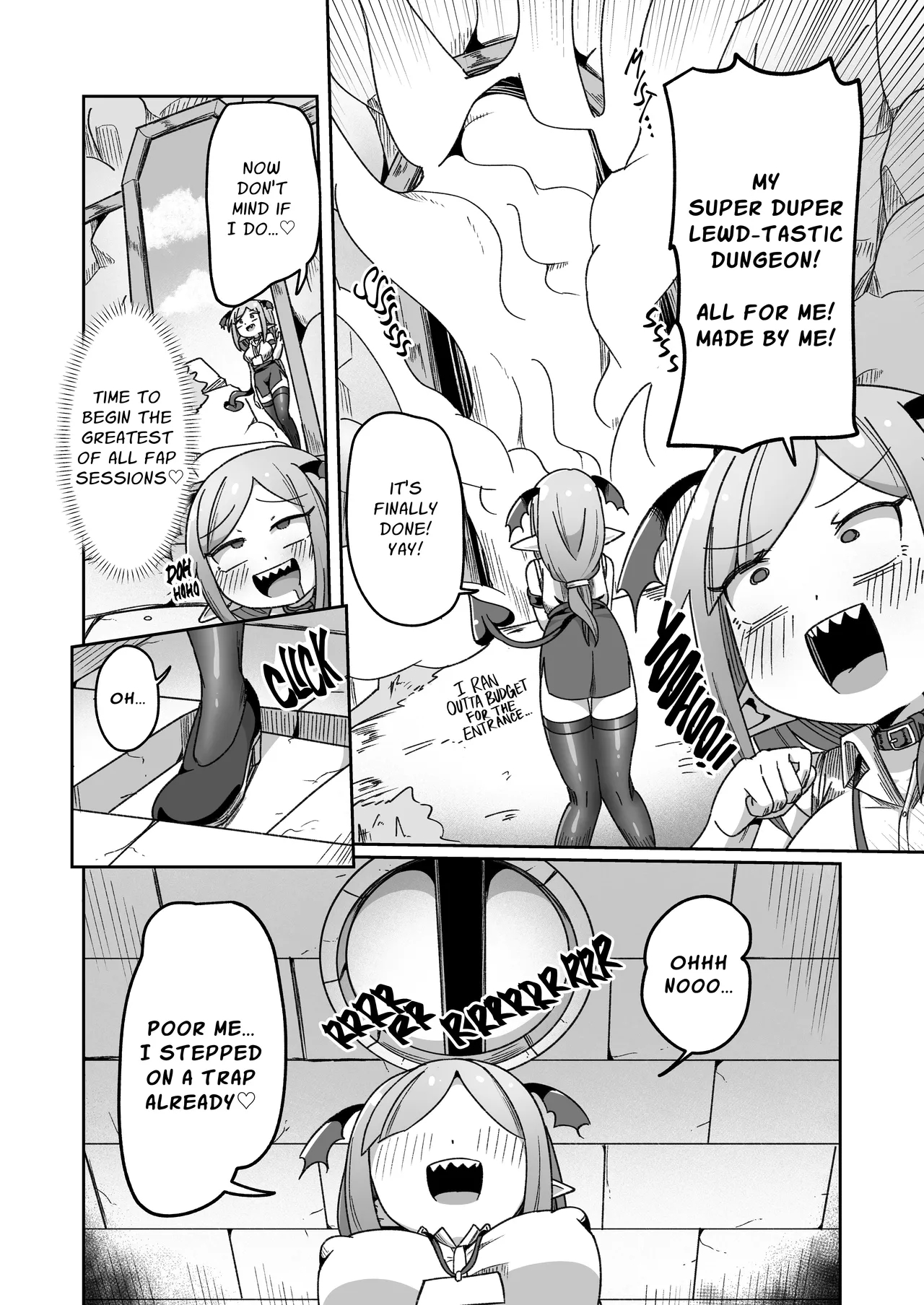 Embezzlement, Ho: Wagie Monster-chan Builds Her Very Own Goon Cave Dungeon page 17