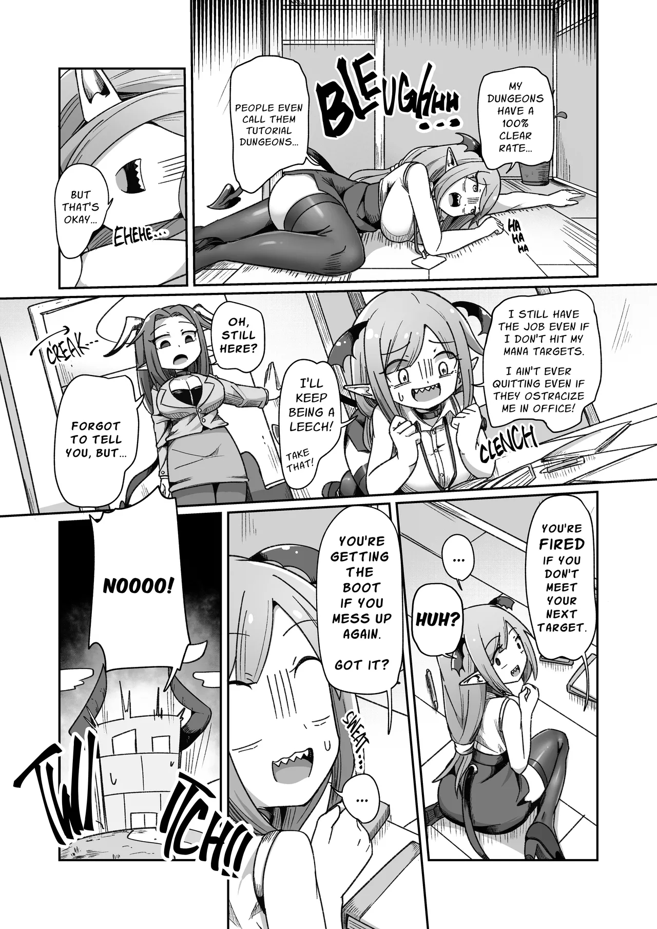 Embezzlement, Ho: Wagie Monster-chan Builds Her Very Own Goon Cave Dungeon page 5