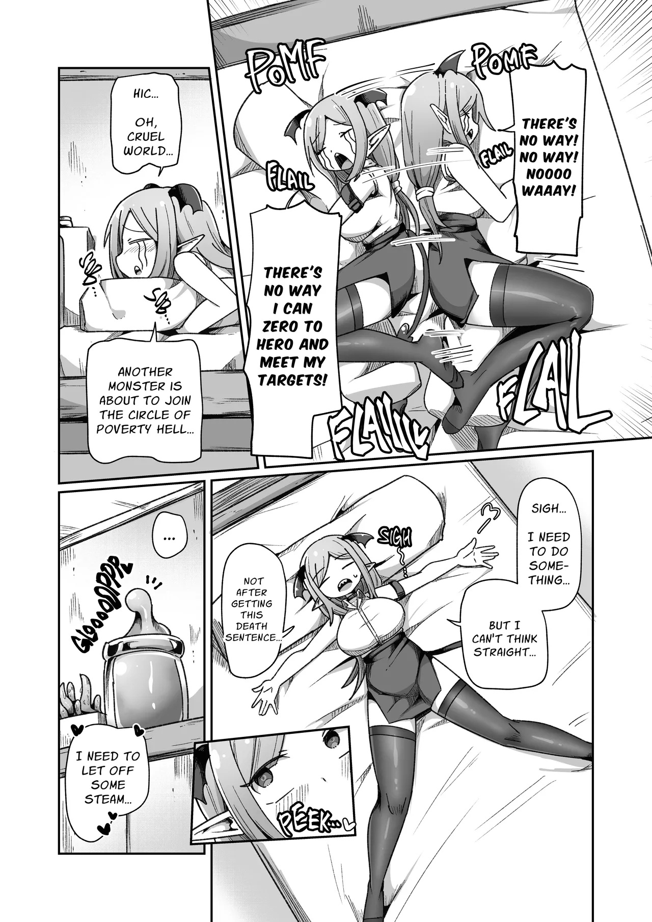 Embezzlement, Ho: Wagie Monster-chan Builds Her Very Own Goon Cave Dungeon page 6