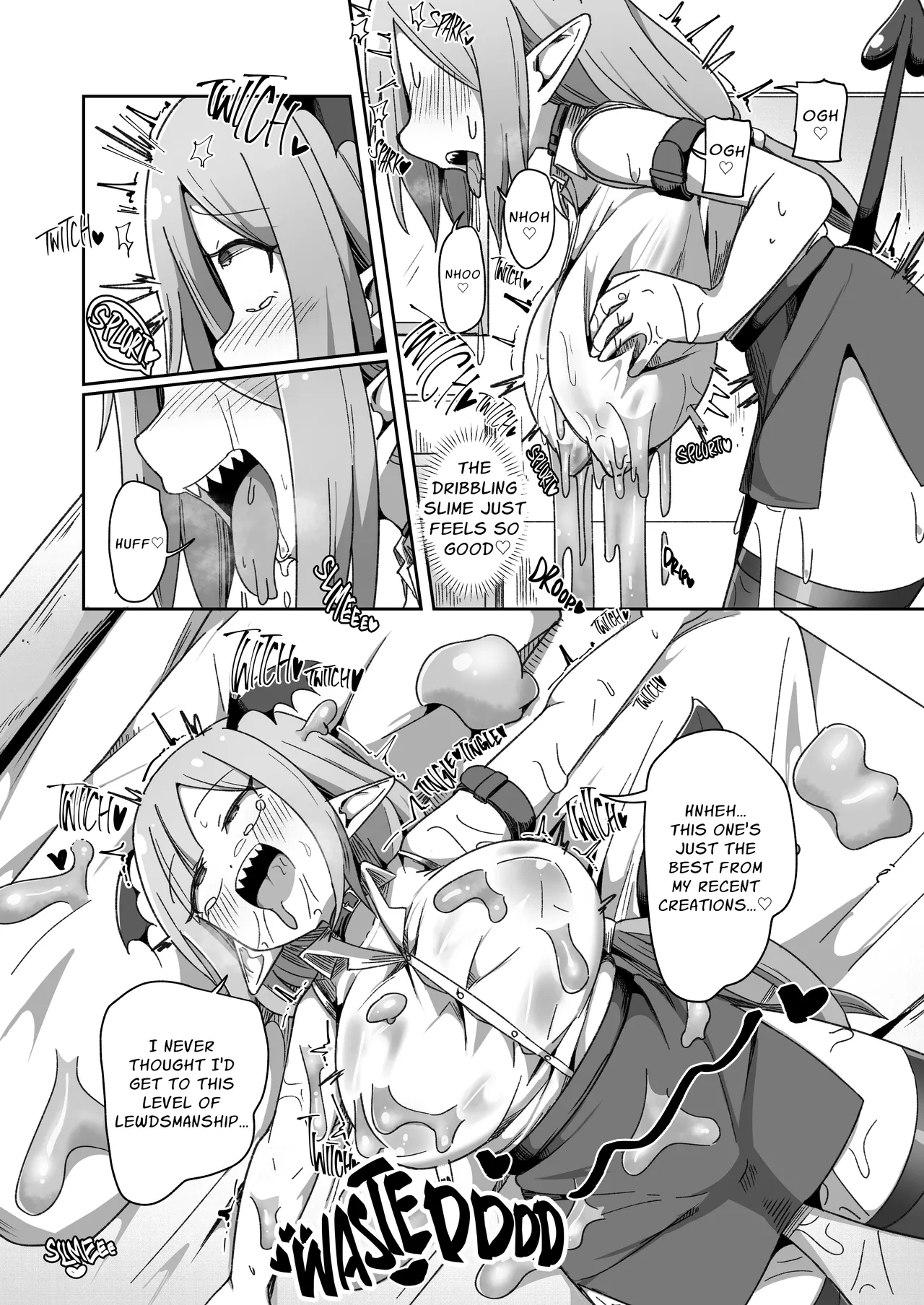 Embezzlement, Ho: Wagie Monster-chan Builds Her Very Own Goon Cave Dungeon page 9