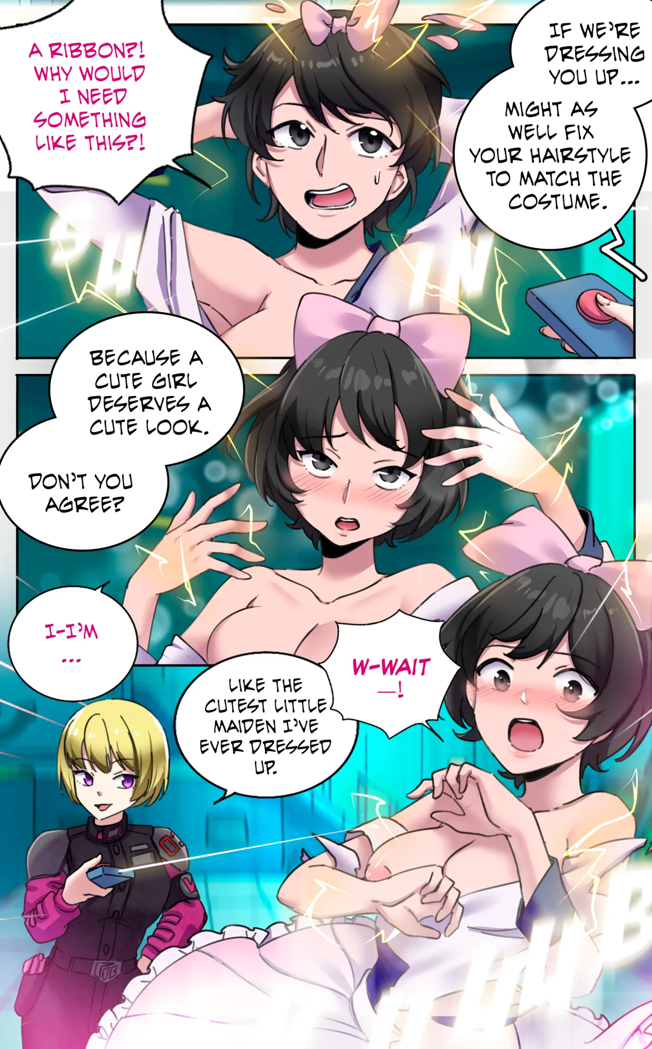Female Clothing Vaporization Of Shame page 11