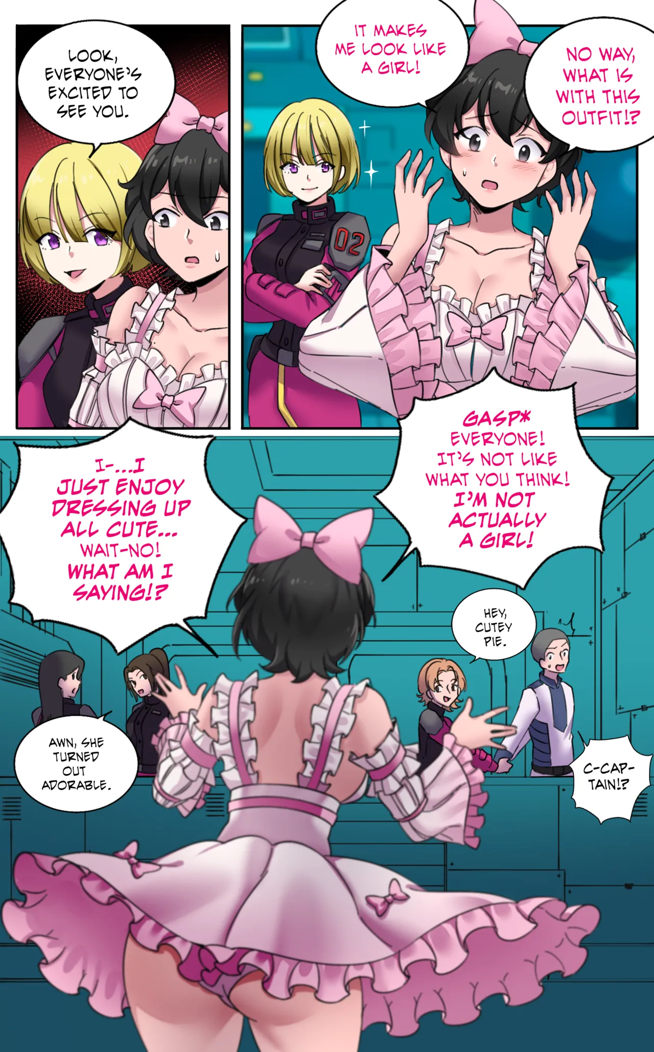 Female Clothing Vaporization Of Shame page 14