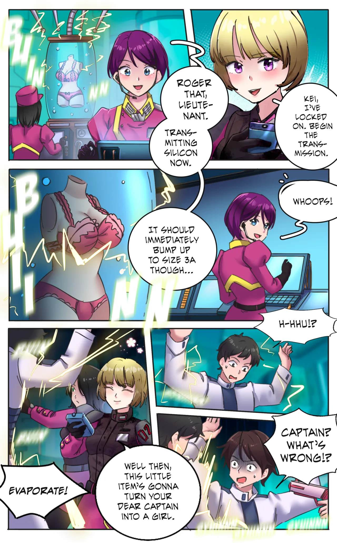 Female Clothing Vaporization Of Shame page 5