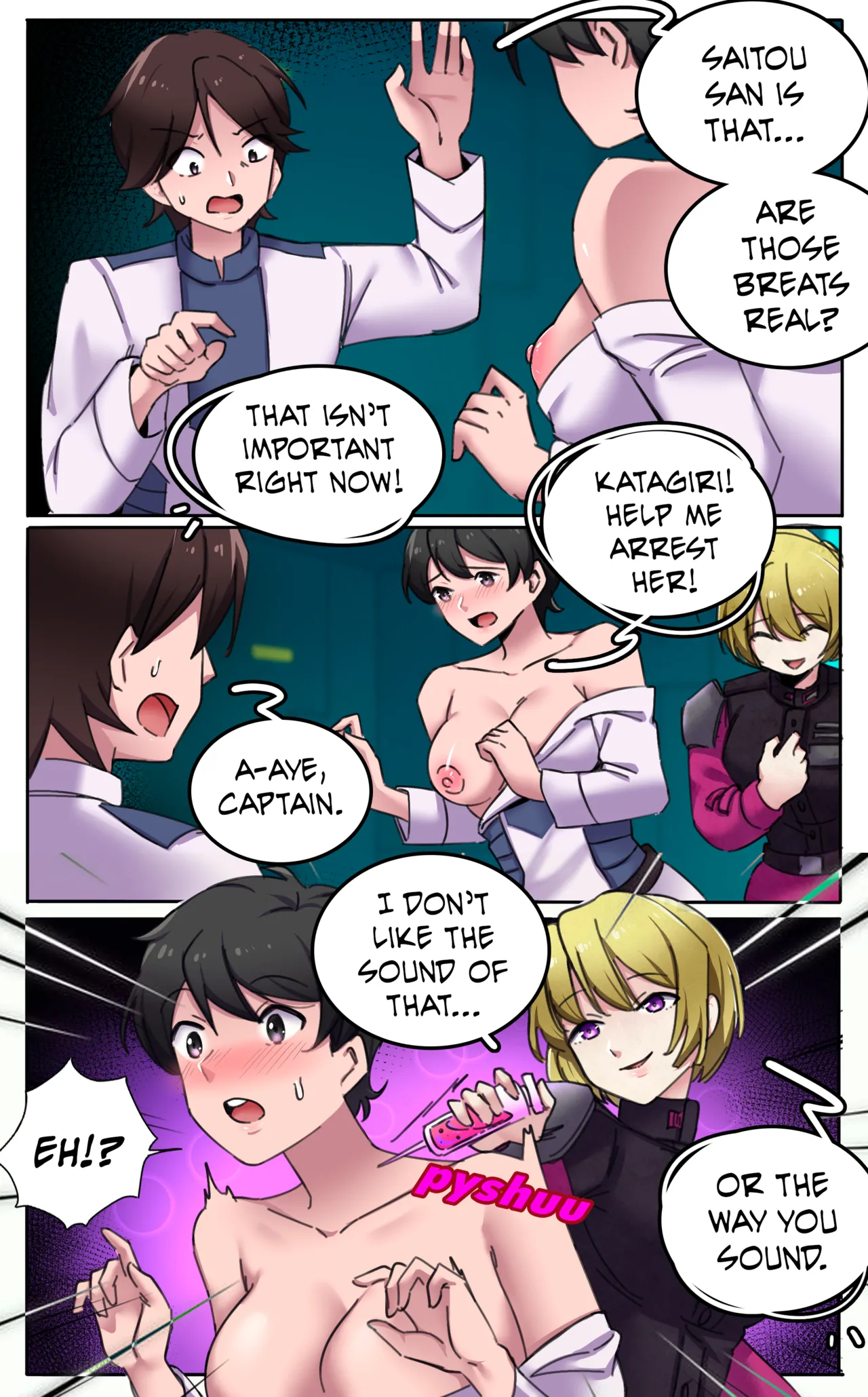 Female Clothing Vaporization Of Shame page 9