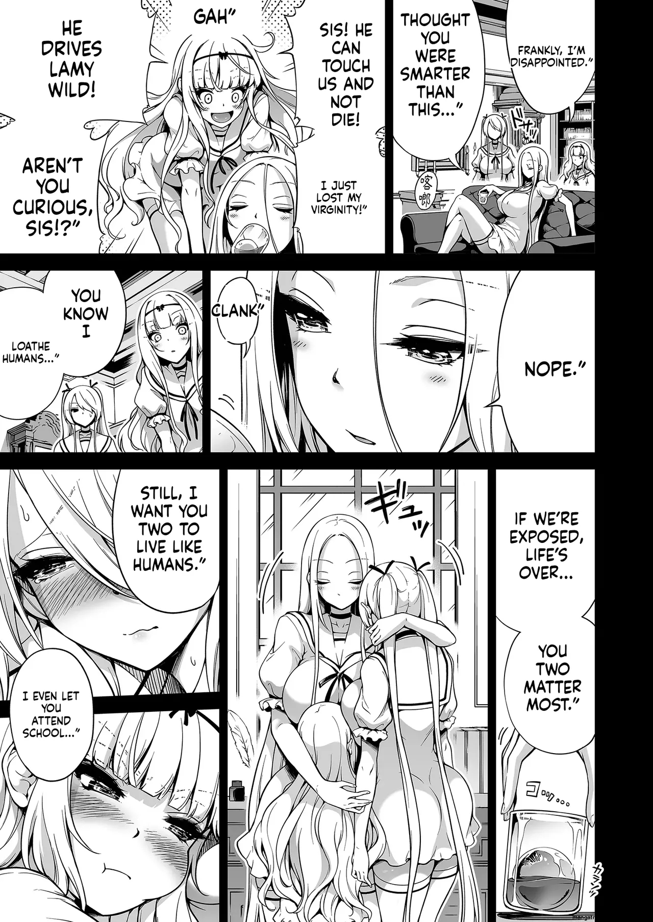 Hands-on Draining With Three Succubus Sisters 3 page 8