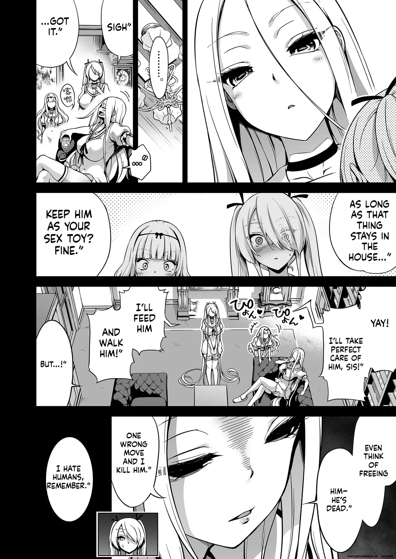 Hands-on Draining With Three Succubus Sisters 3 page 9