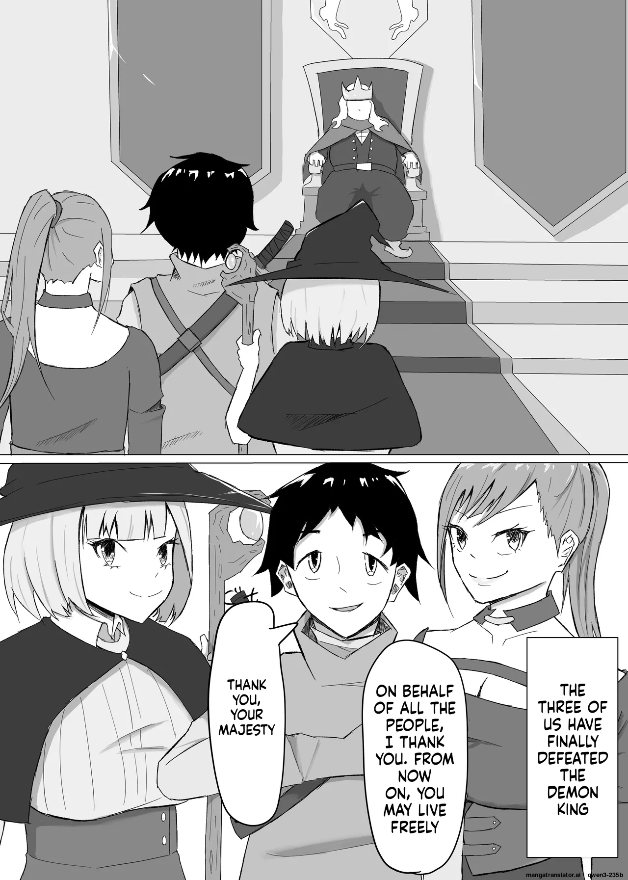 Hero's Party Ntr After Beating The Demon Lord page 2