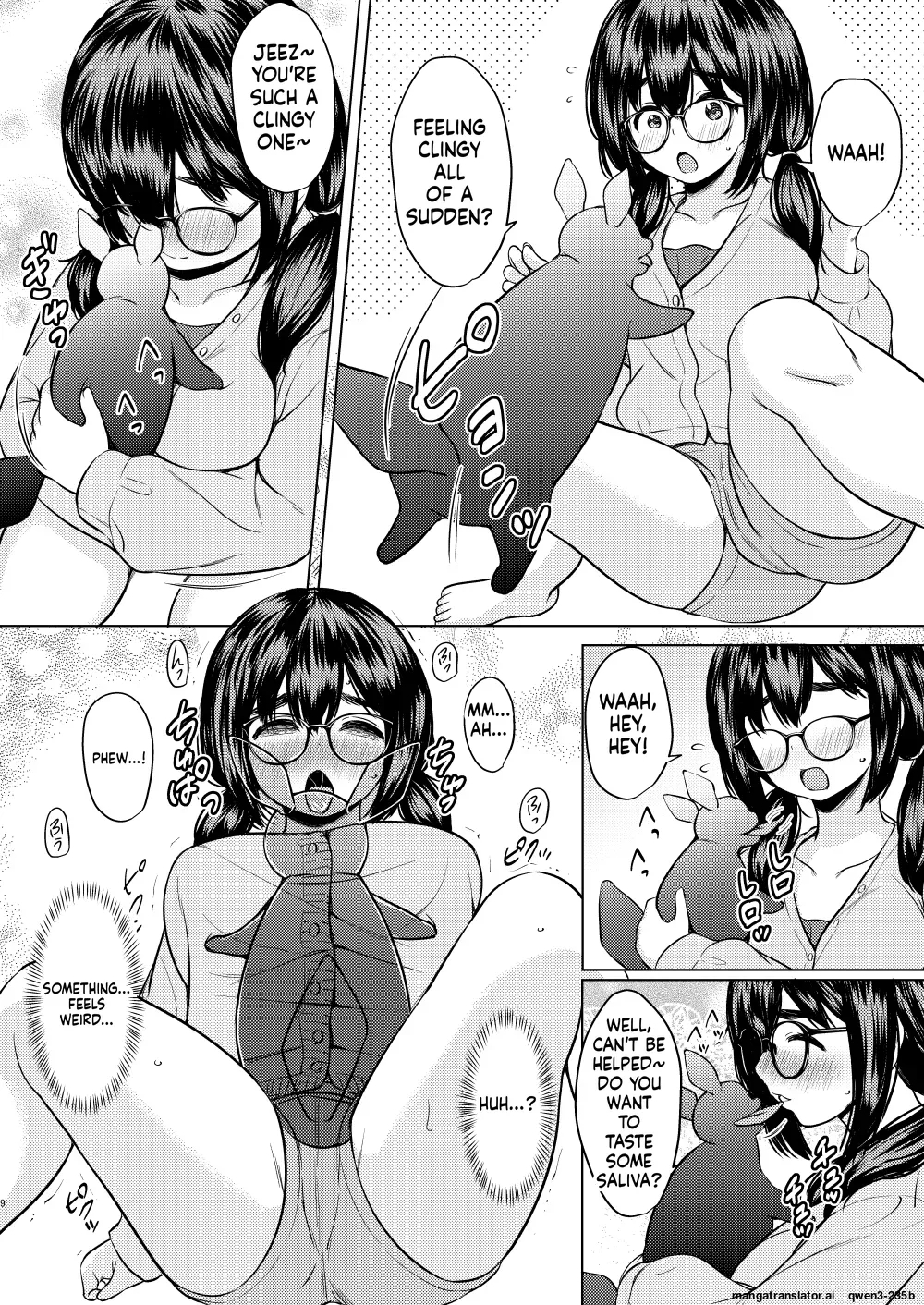 Hirotta Shokushu Seibutsu Ni Naedoko Ni Sareteshimau Kyonyuu Jimi Megane-chan No Hanashi page 10