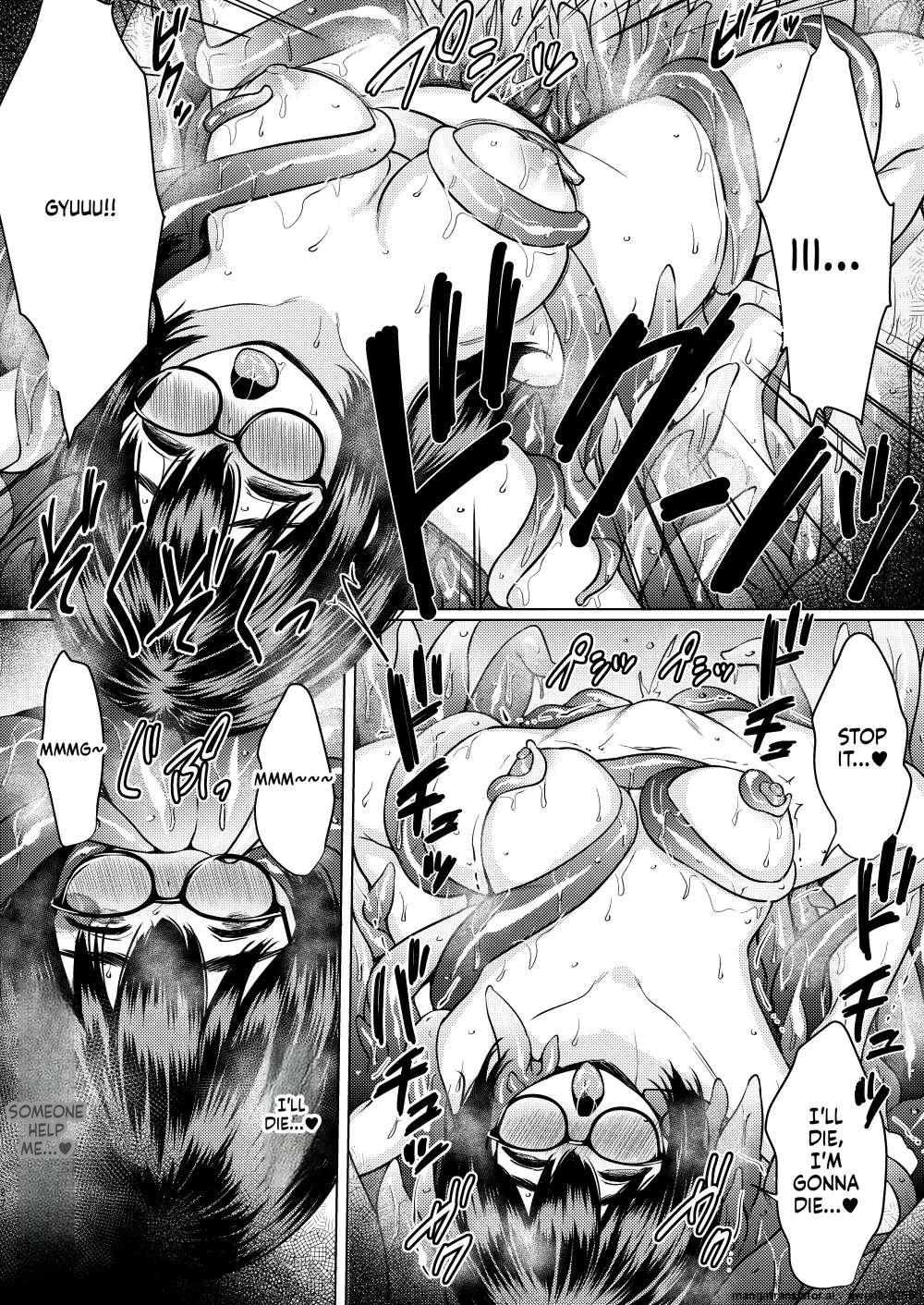 Hirotta Shokushu Seibutsu Ni Naedoko Ni Sareteshimau Kyonyuu Jimi Megane-chan No Hanashi page 28
