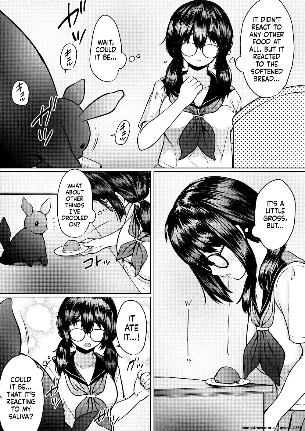 Hirotta Shokushu Seibutsu Ni Naedoko Ni Sareteshimau Kyonyuu Jimi Megane-chan No Hanashi page 6