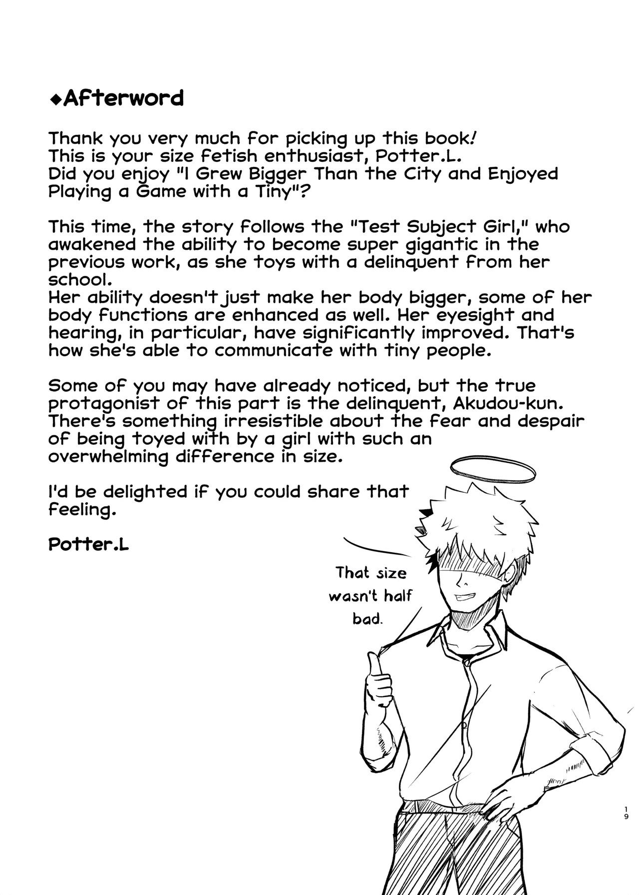 I Grew Bigger Than The City And Enjoyed Playing A Game With A Tiny page 17