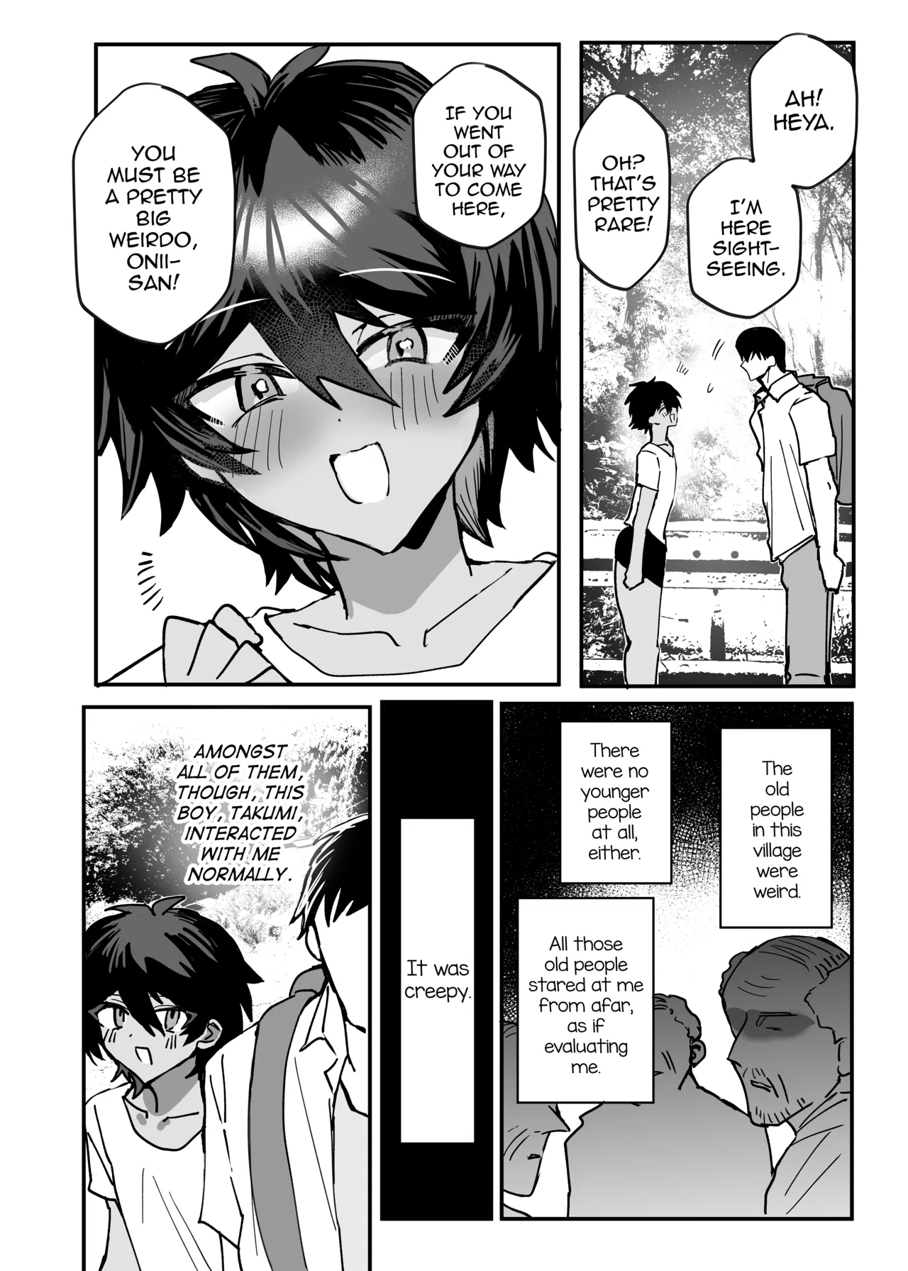 Inshuumura Kyousei Mesu Otoko Koubi page 4