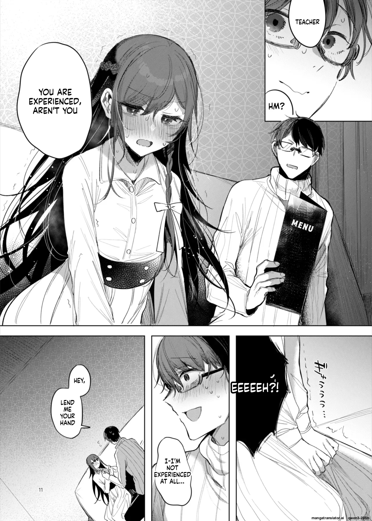 Kanja-san To Sensei ~love Hotel De No Aise~ page 11
